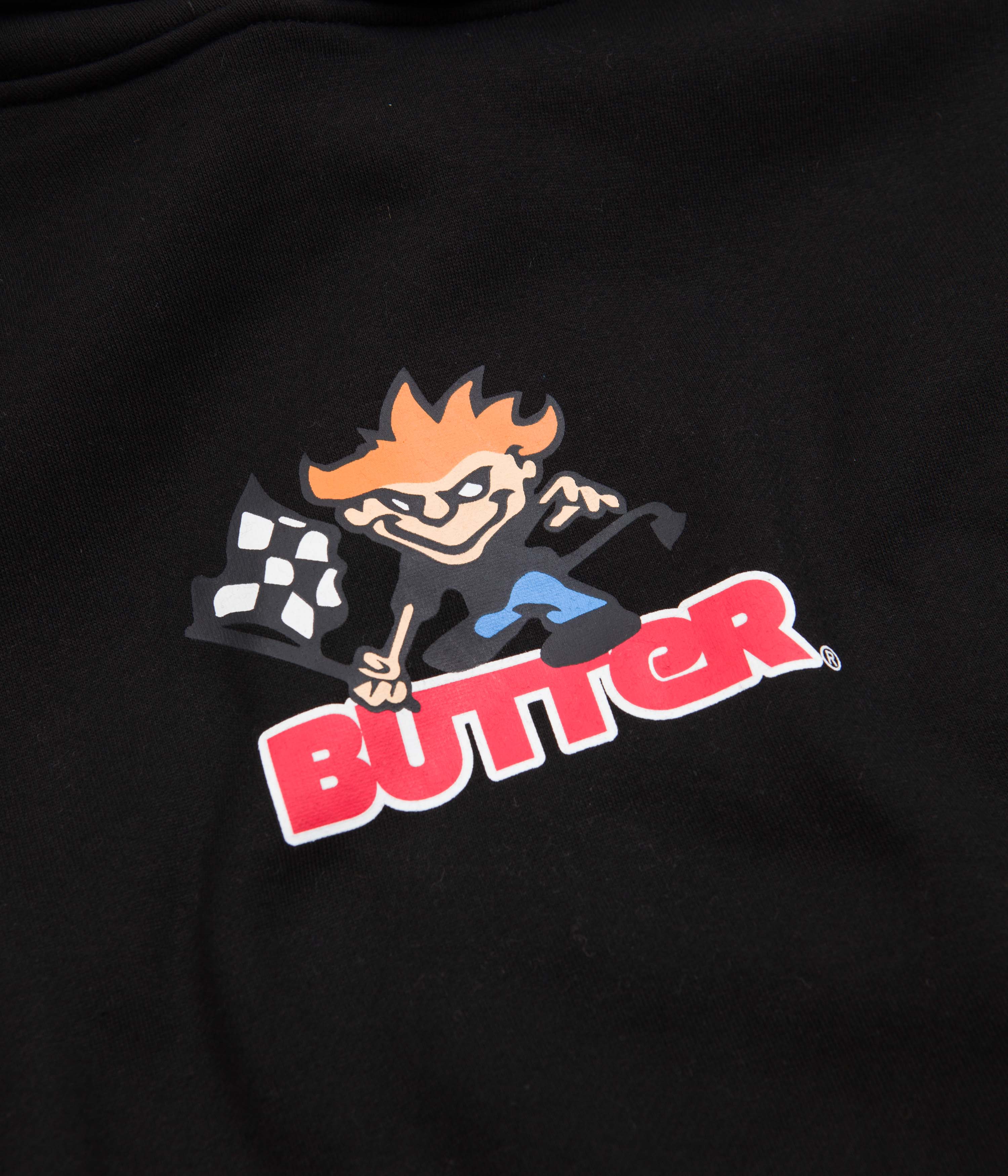 Butter Goods Black Racing Logo Hoodie - A Must-Have!