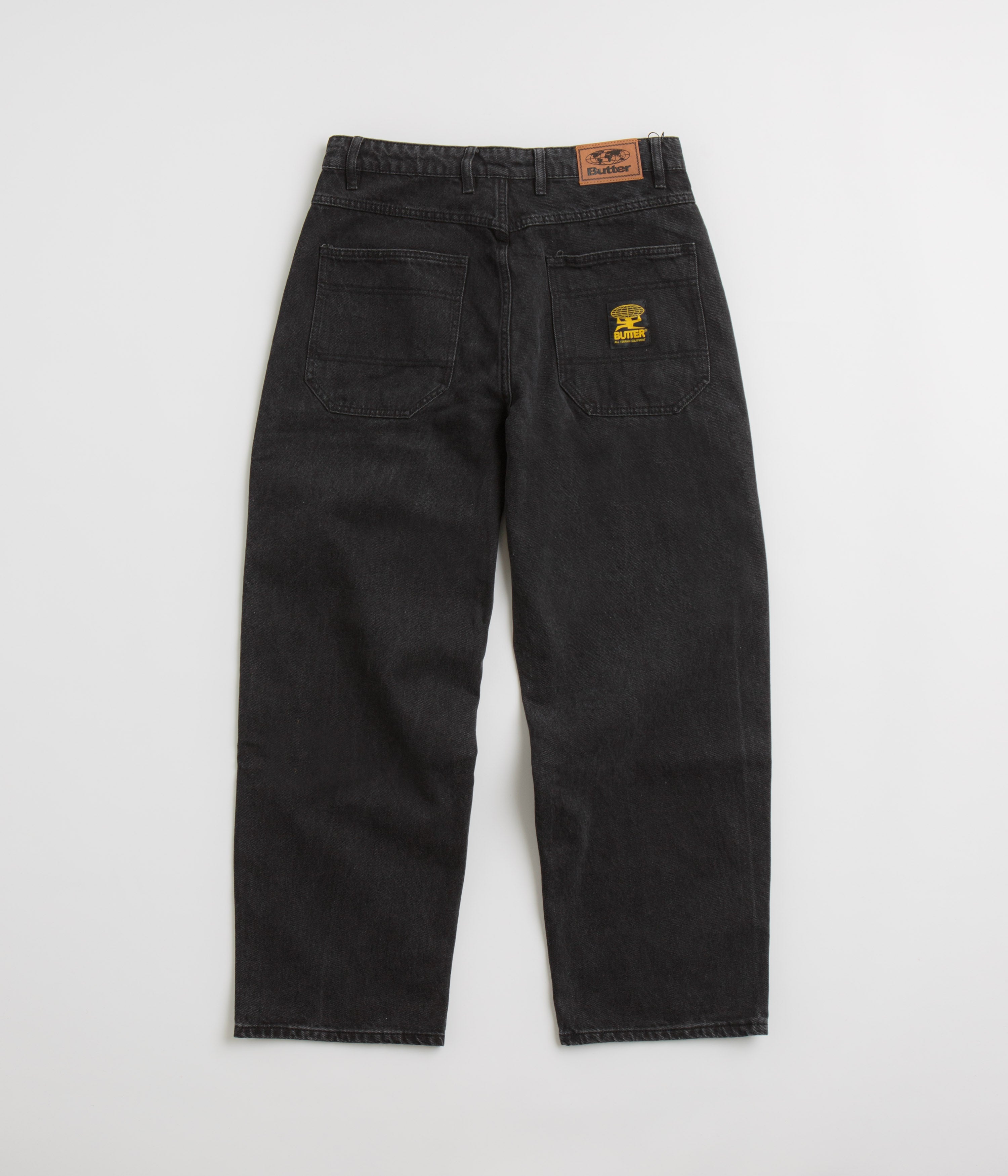 Butter Goods Faded Black Patch Pocket Jeans - A Trendy Must-Have!