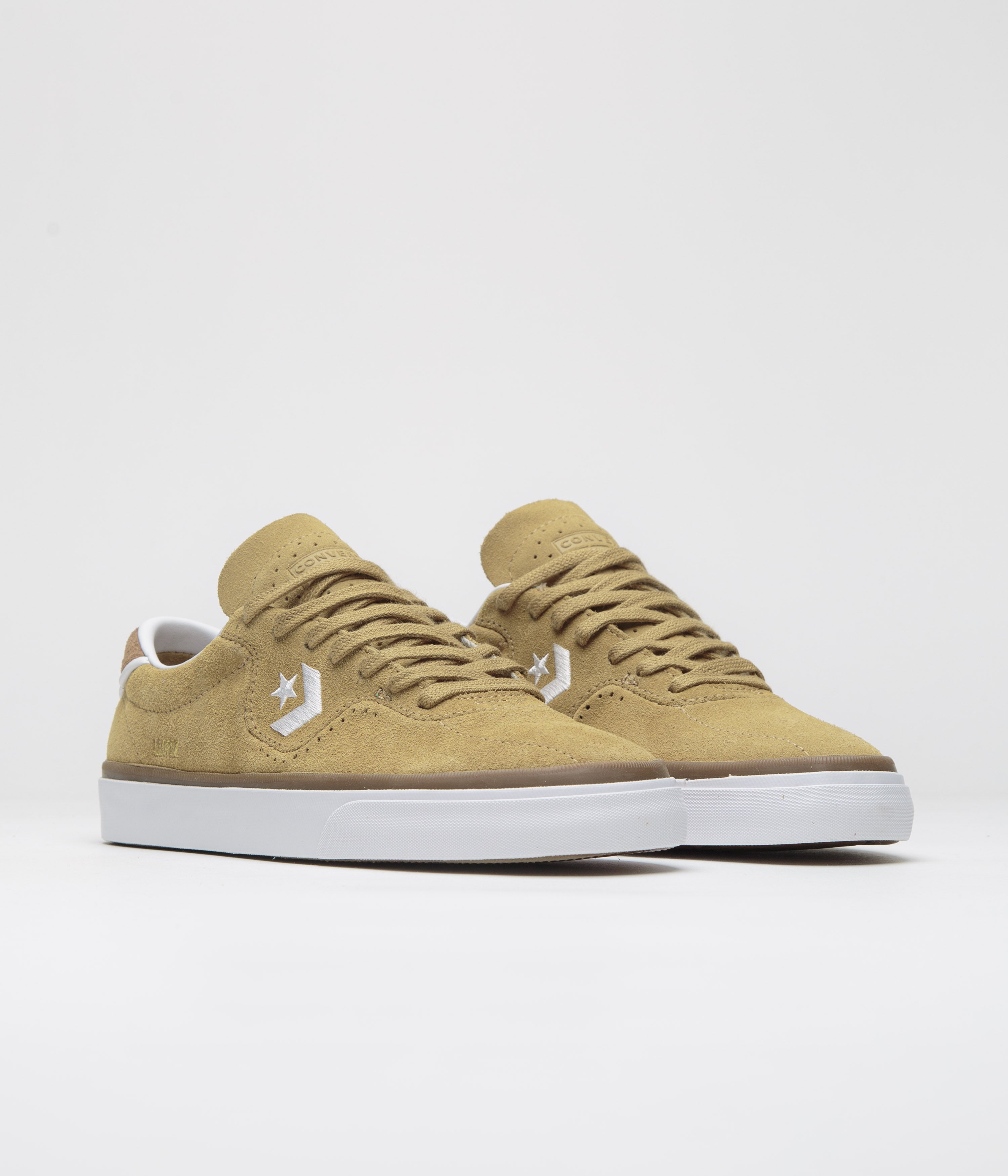 Converse Cons Louie Lopez Pro Ox Shoes - Stunning Toadstool Tan / Dark Whiskey