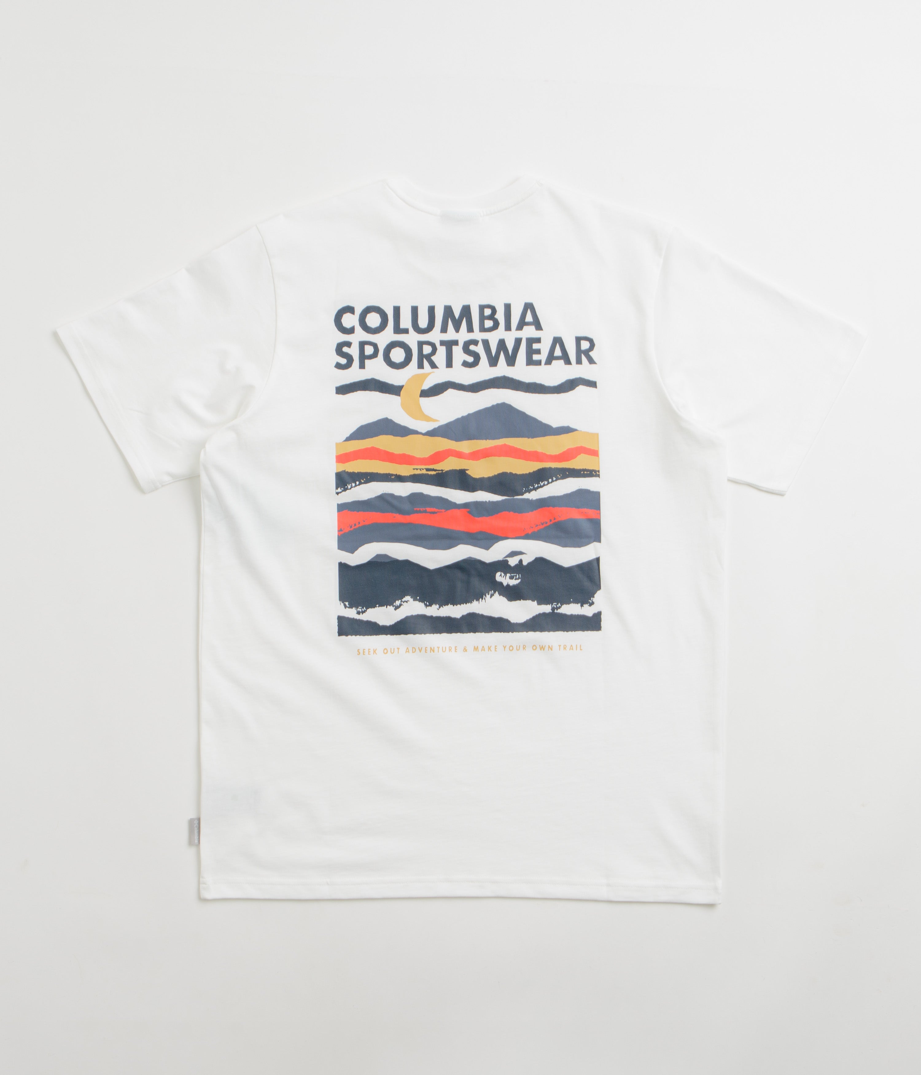 Columbia Explorers Canyon Back T-Shirt - Stunning White / Mysterious Torn Moonscape