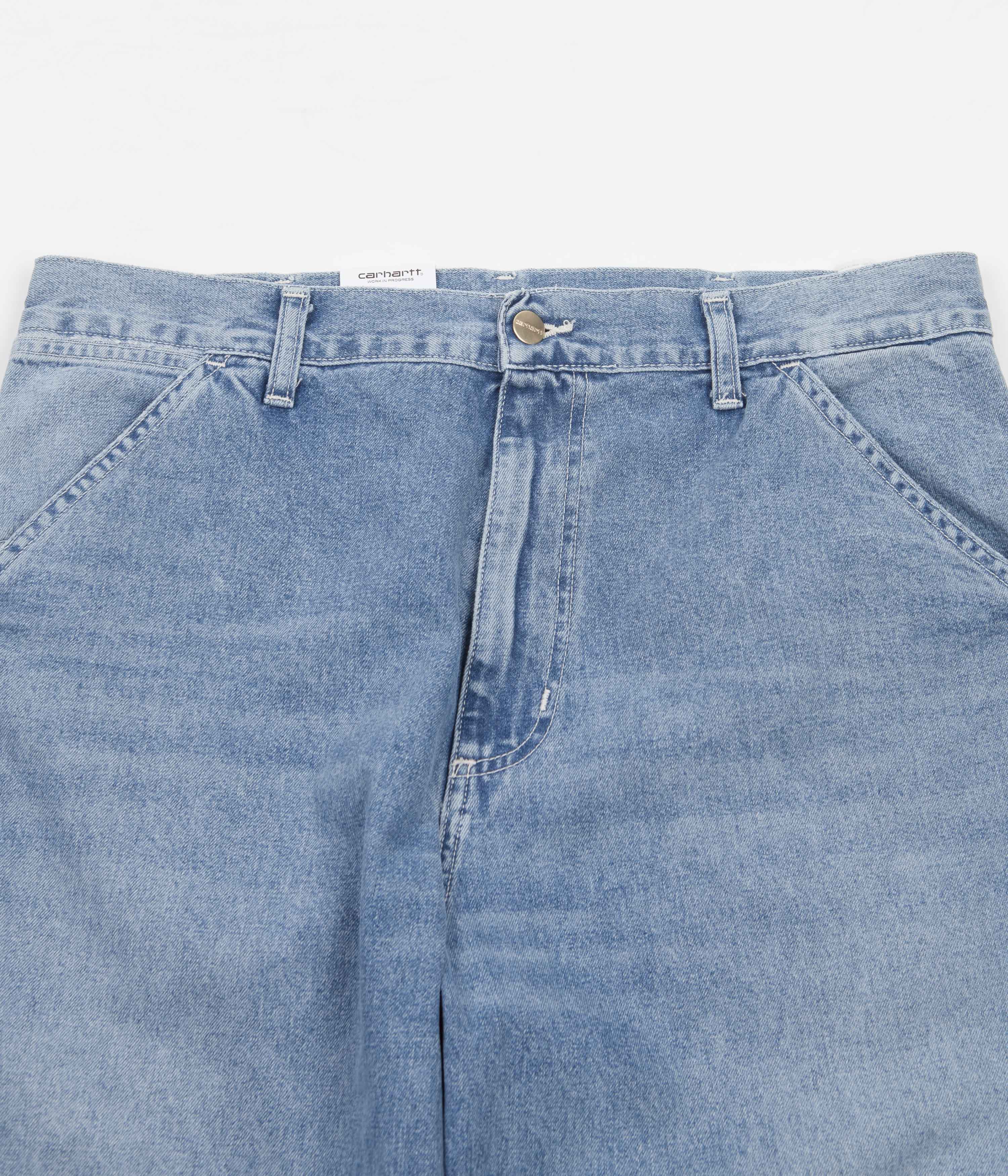 Carhartt Light Blue Wash Simple Denim Pants - A Must - Have!