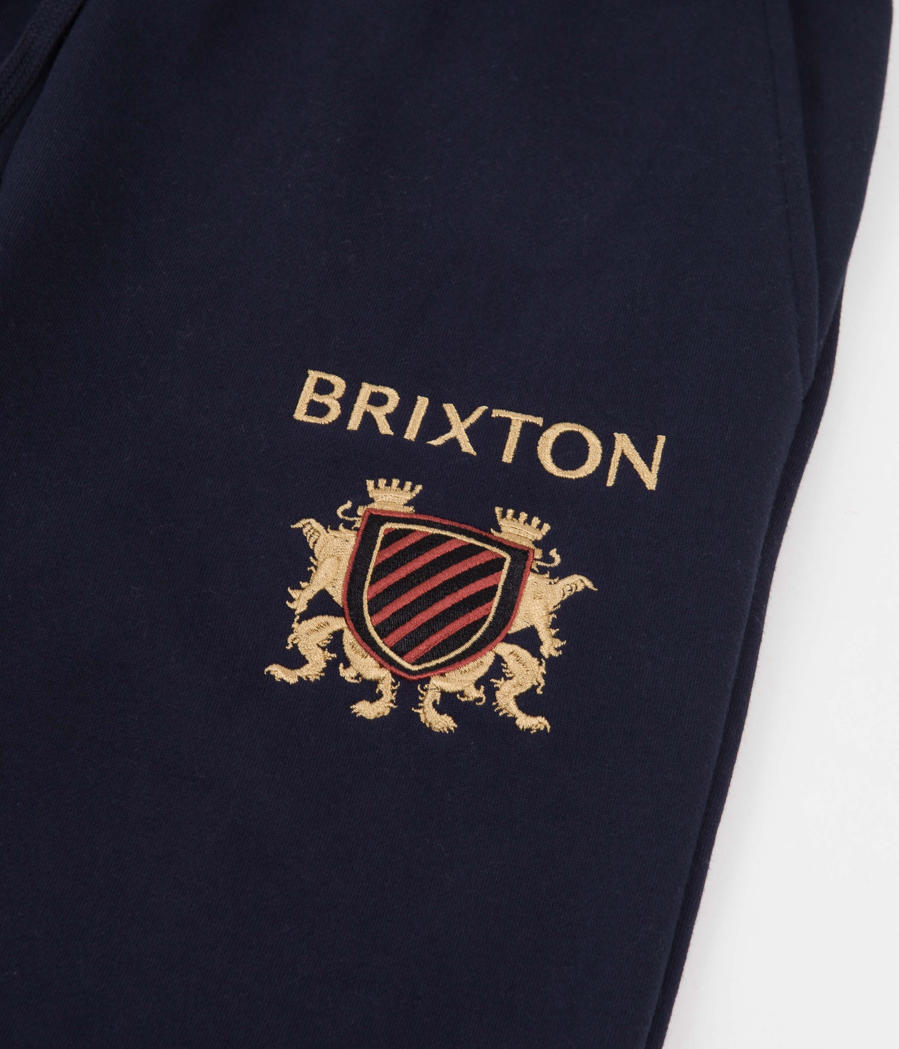 Brixton Navy Lion Crest Jogger - Stylish and Comfortable