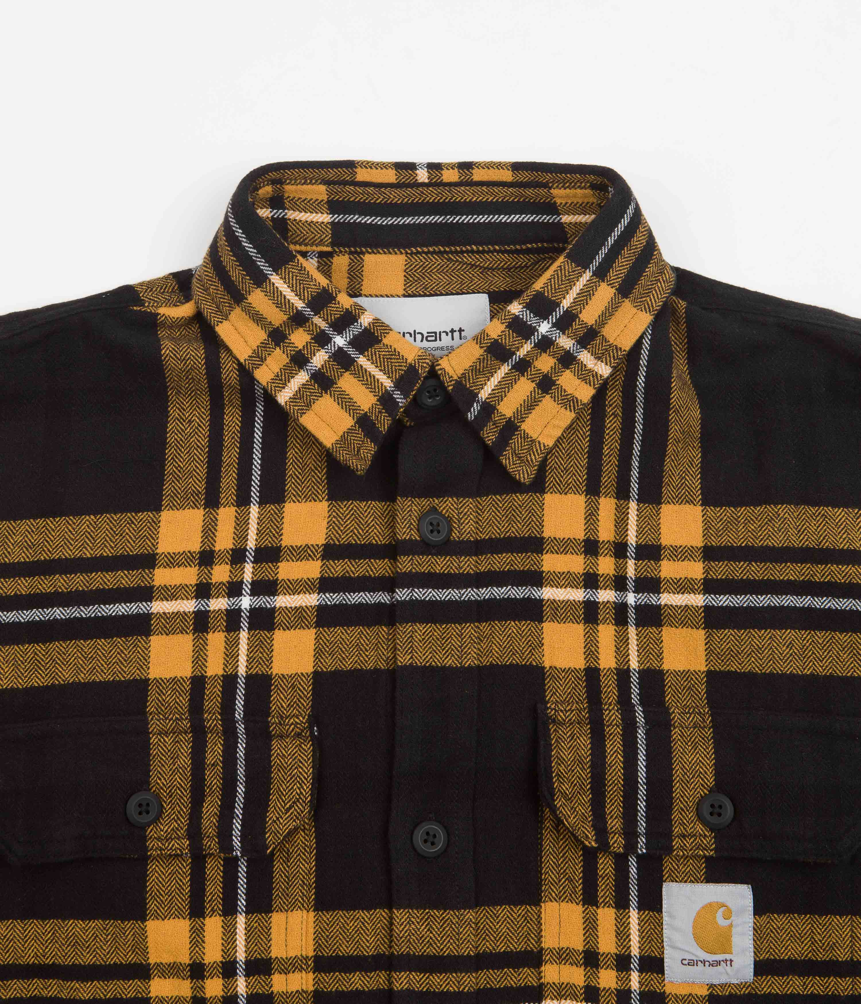 Carhartt Wallace Check Shirt - Stylish Black
