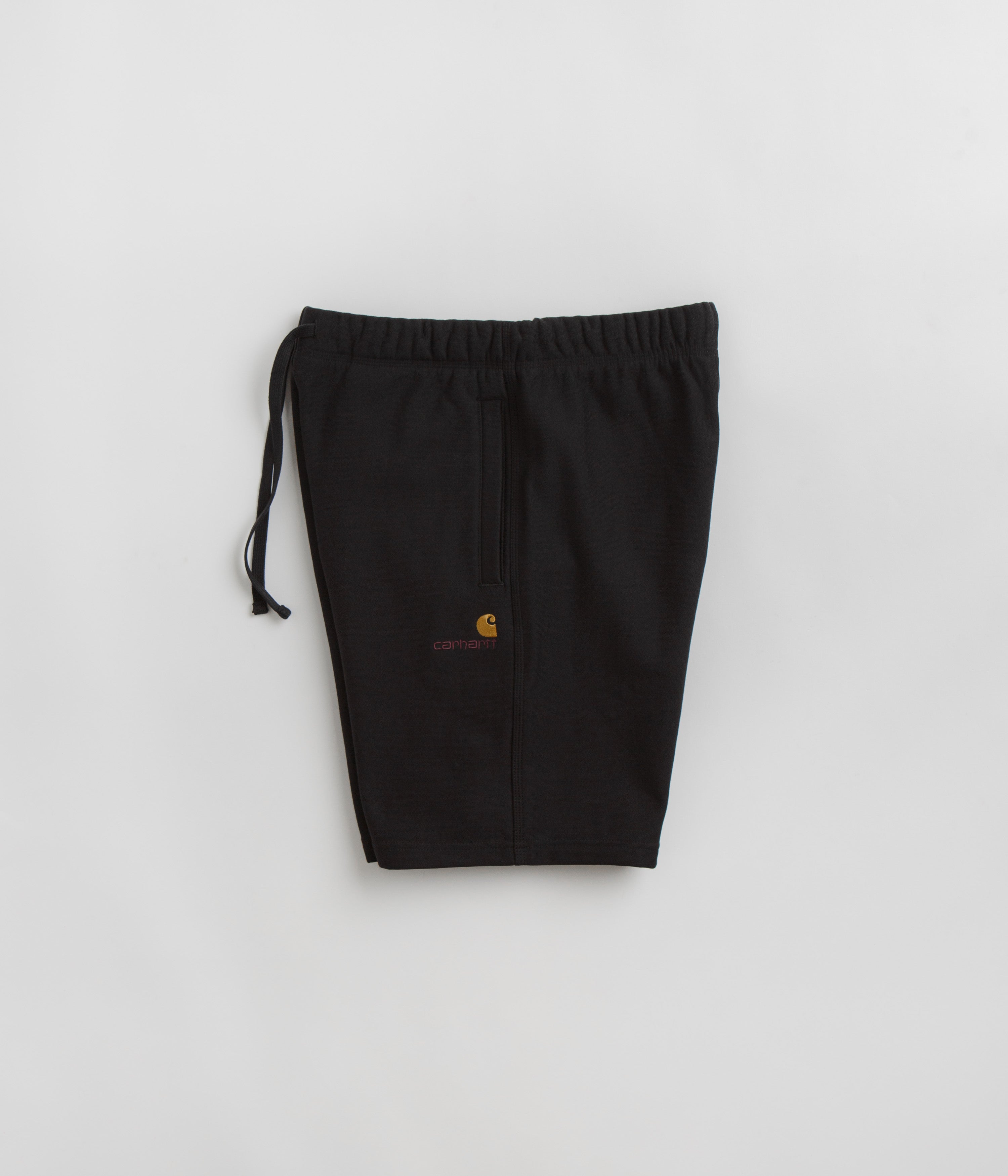 Carhartt American Script Black Sweat Shorts - Unbeatable Style!