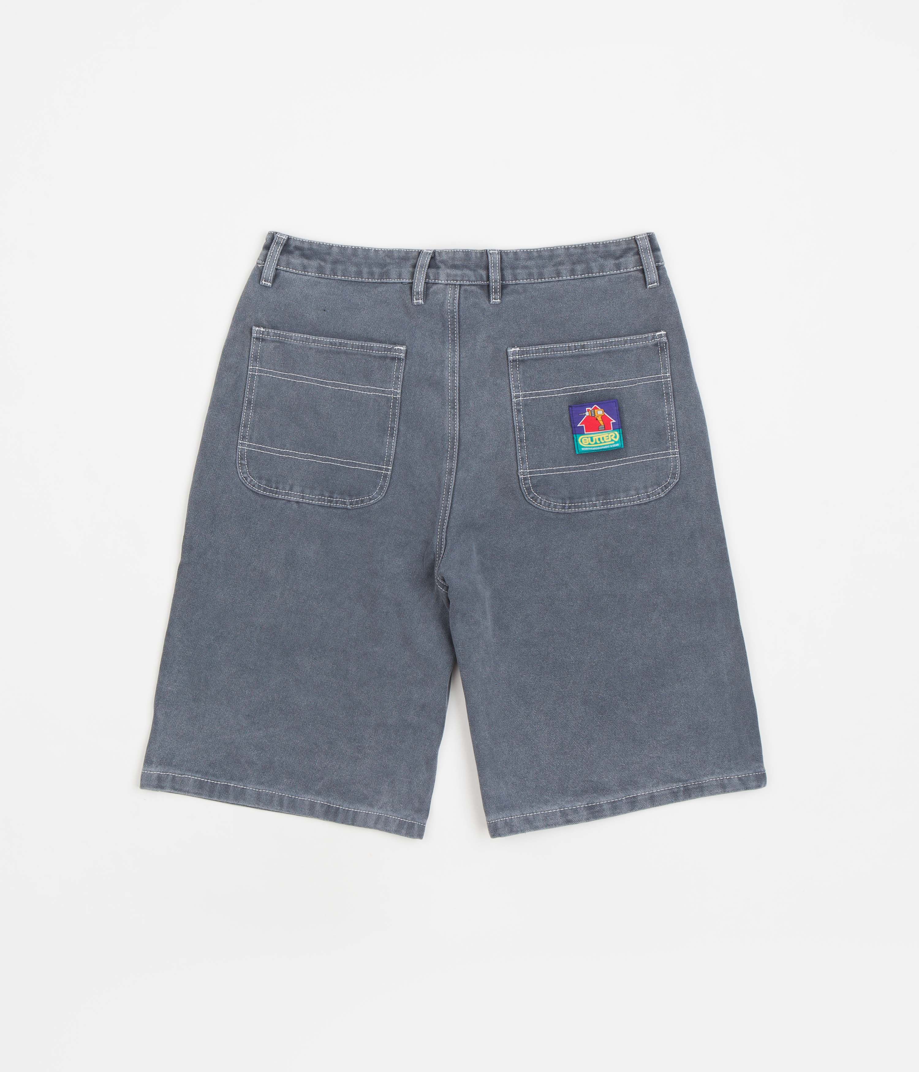 Butter Goods Slate Washed Canvas Work Shorts - Stylish and Durable