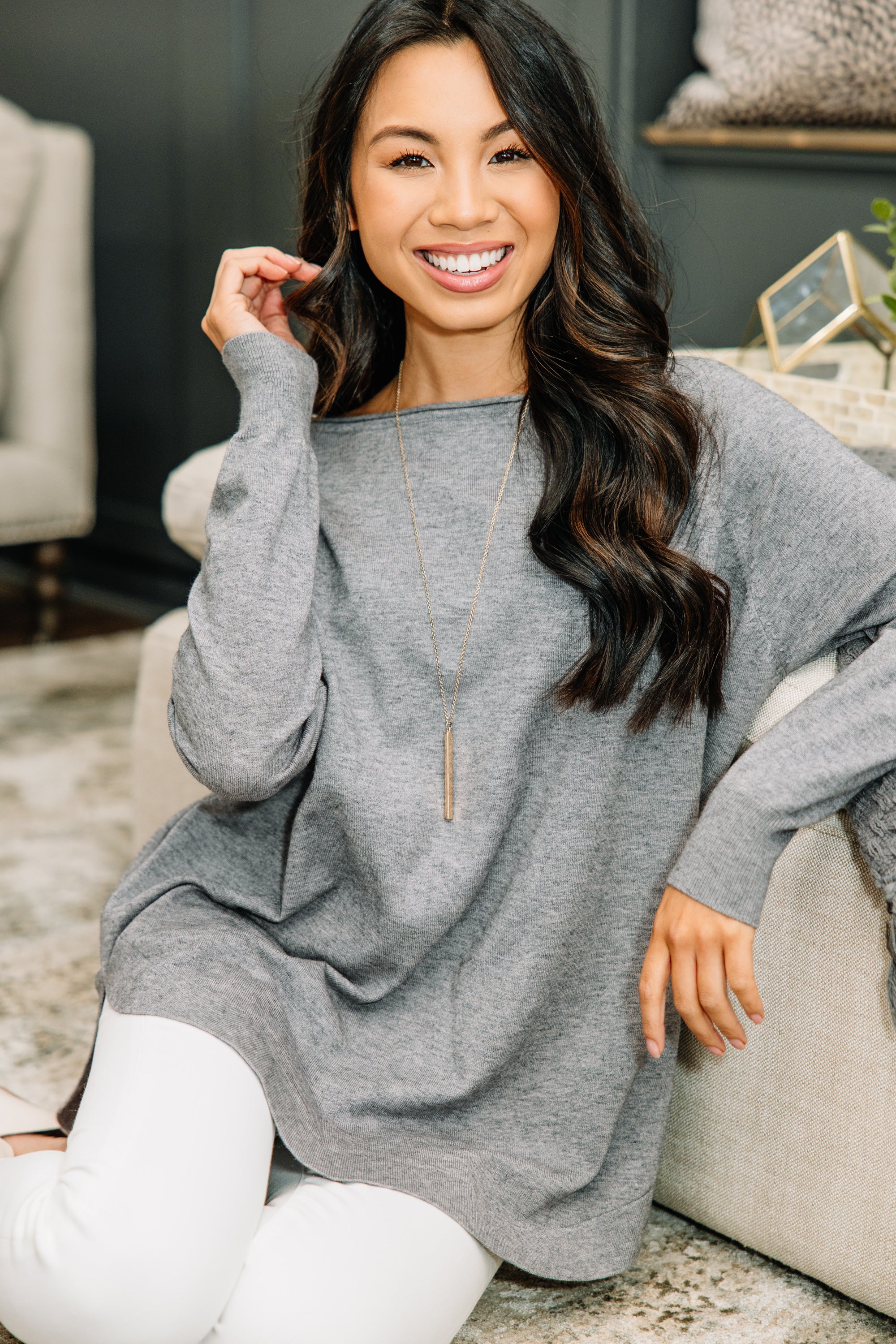 Gorgeous Good Girl Gone Gray Classic Tunic - A Must - Have!
