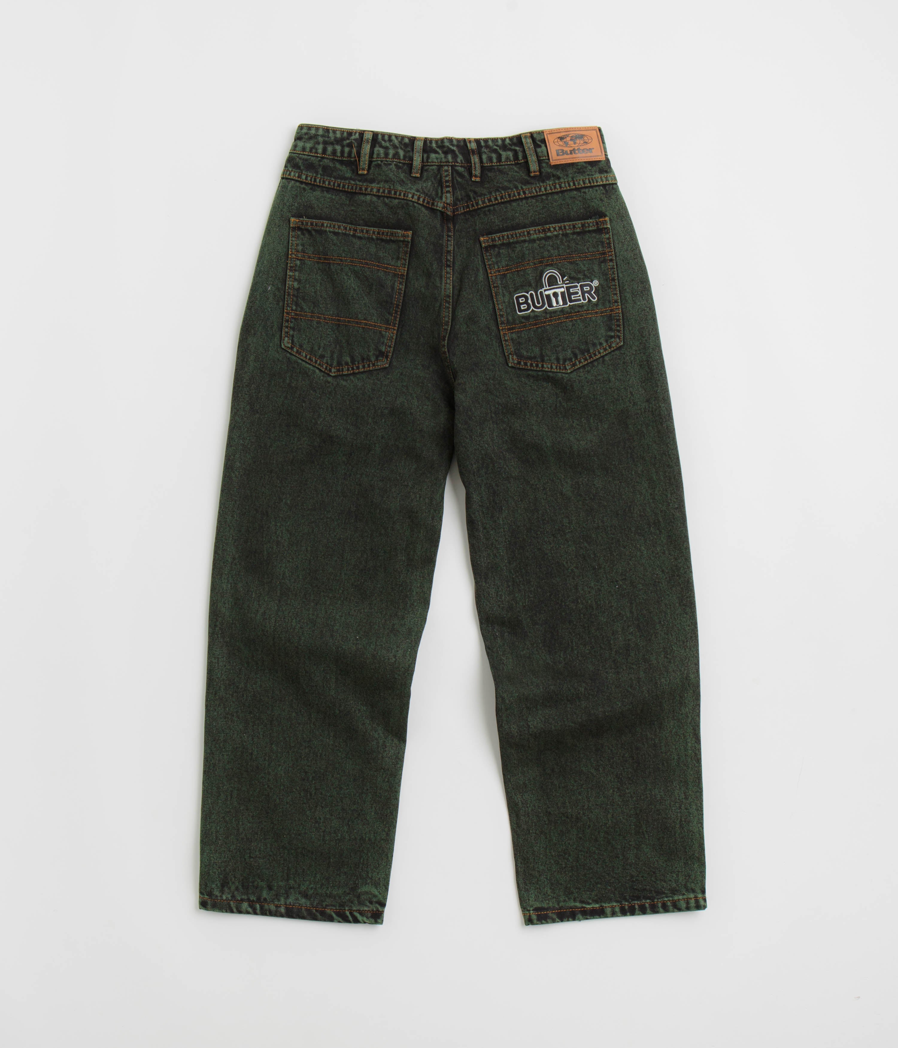 Butter Goods Washed Ivy Lock Baggy Jeans - Trendy and Comfortable