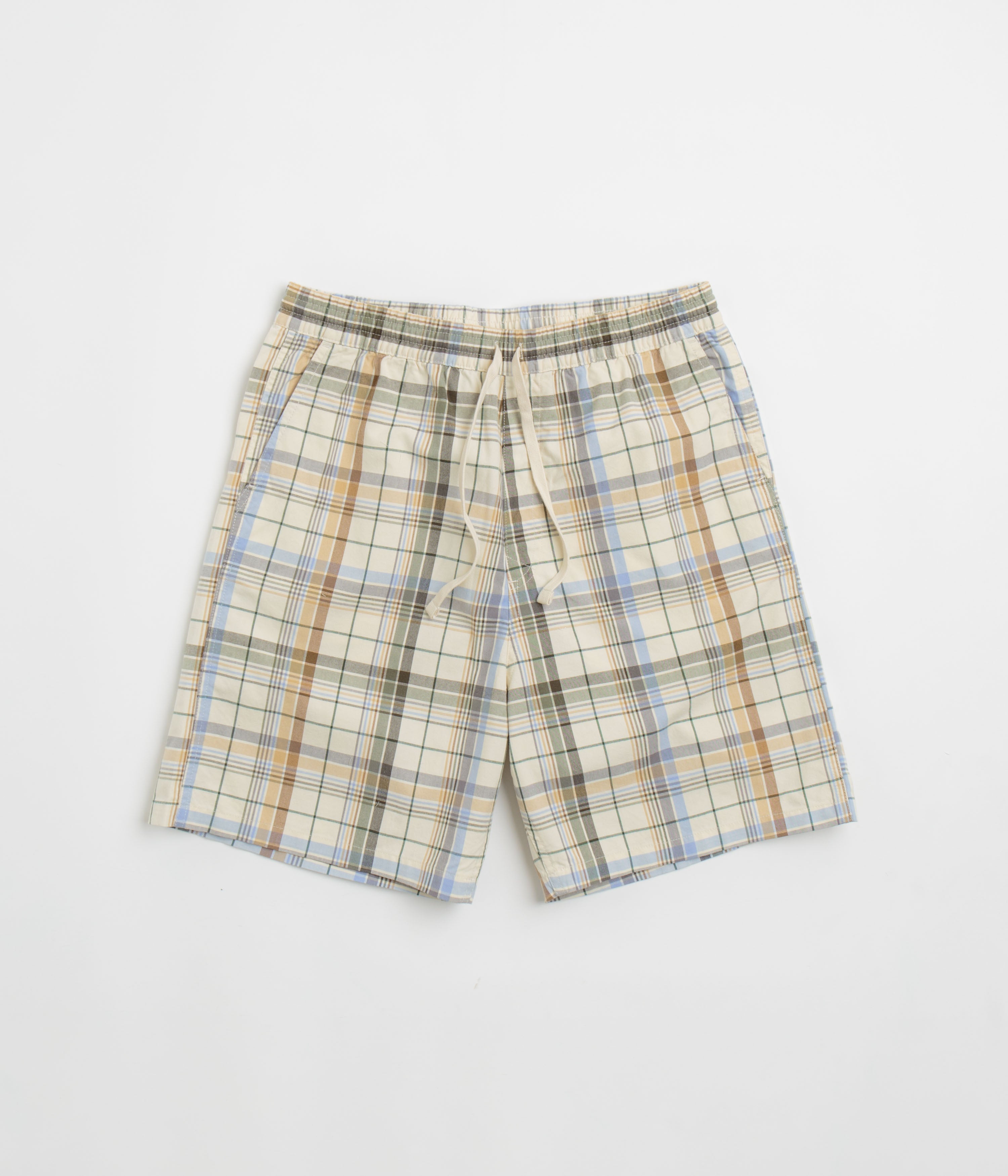 Carhartt Vilay Shorts - Stylish Vilay Check & Natural