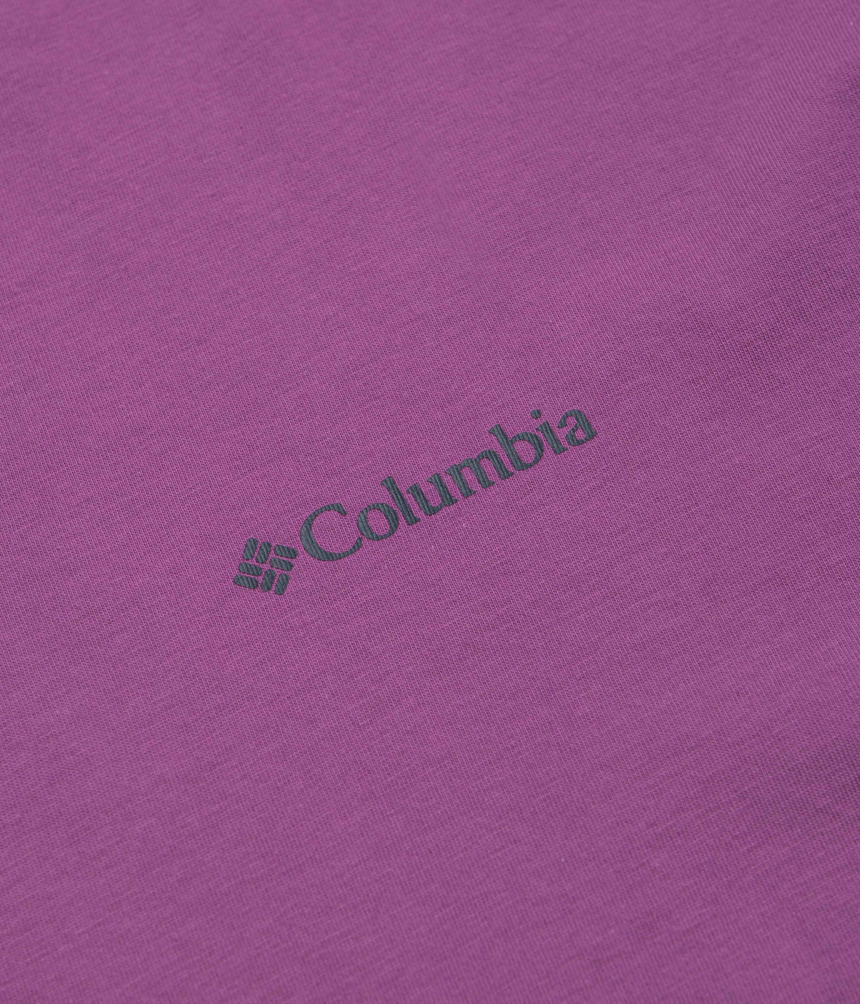 Columbia Black Butte Graphic T-Shirt - Stunning Razzle/Linear View