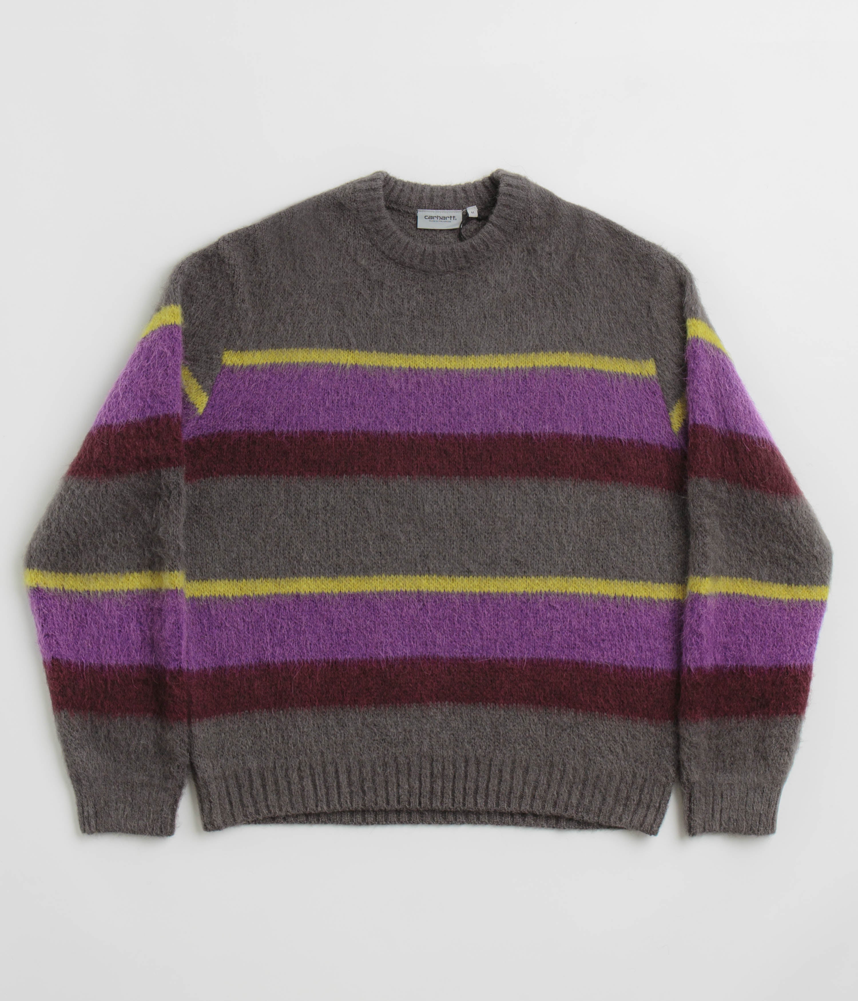 Carhartt Merton Crewneck Sweatshirt - Stunning Sundling Stripe / Aura