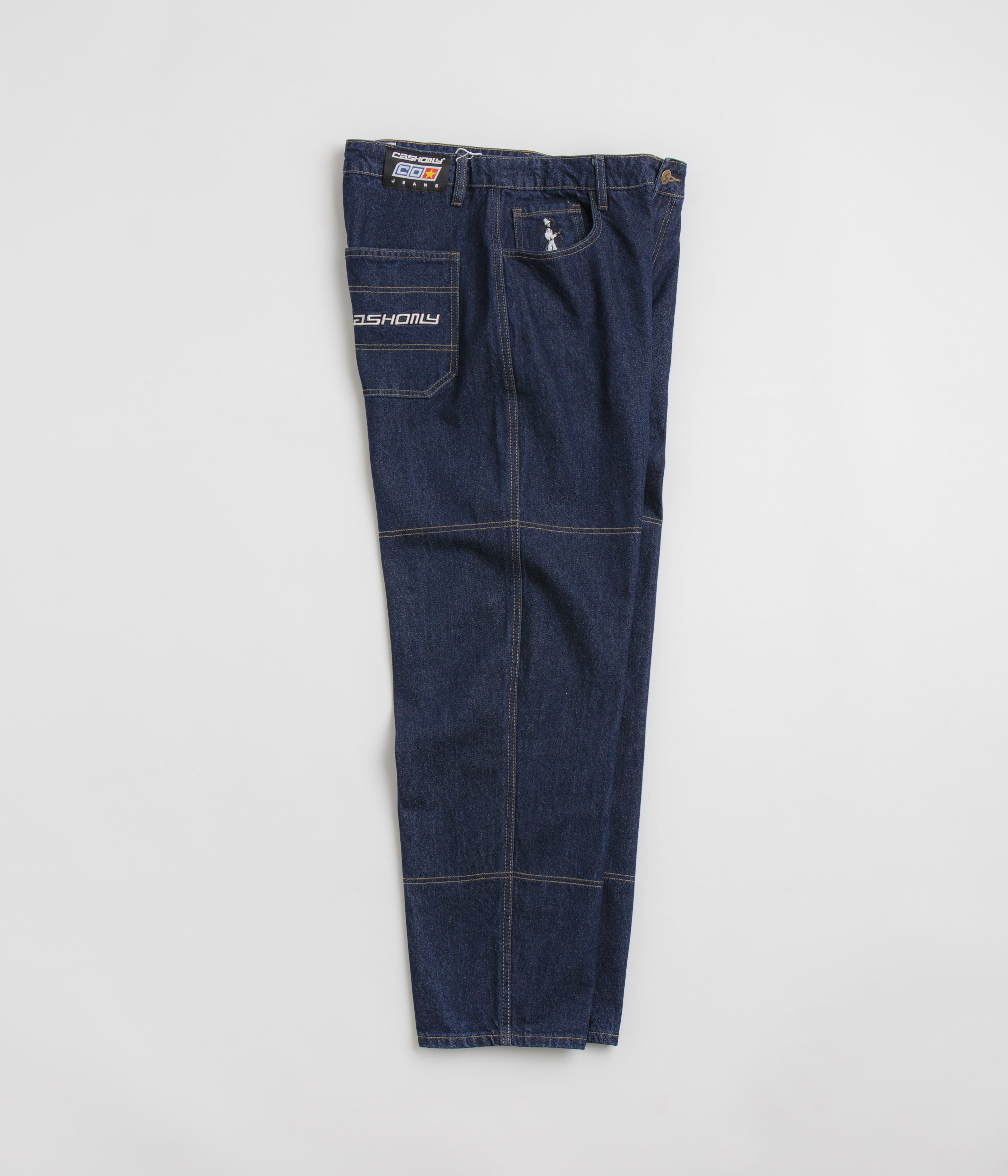 Cash Only Aleka Jeans - Raw Indigo: Ultra Cool Denim