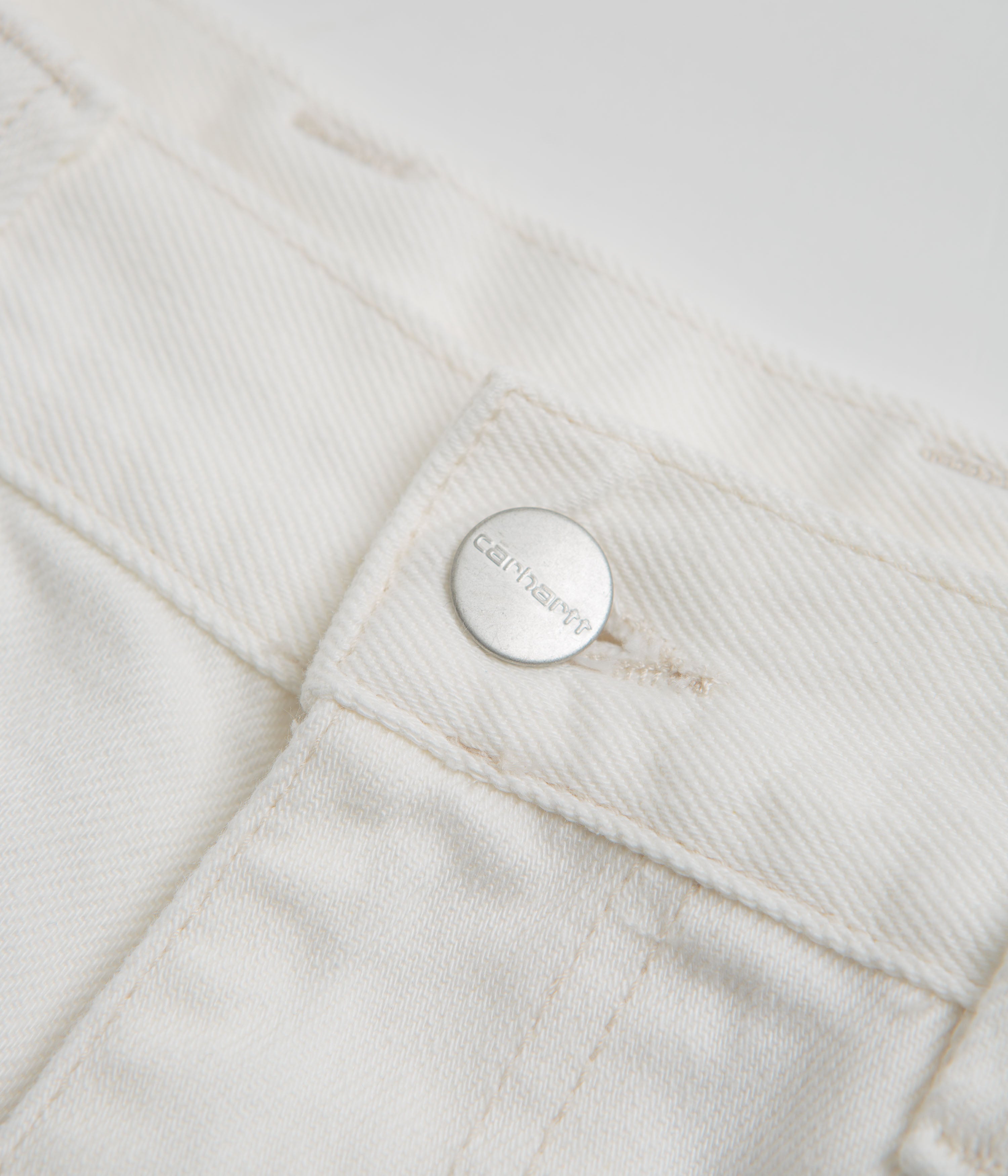Carhartt Brandon Pants - Stunning White Rinsed