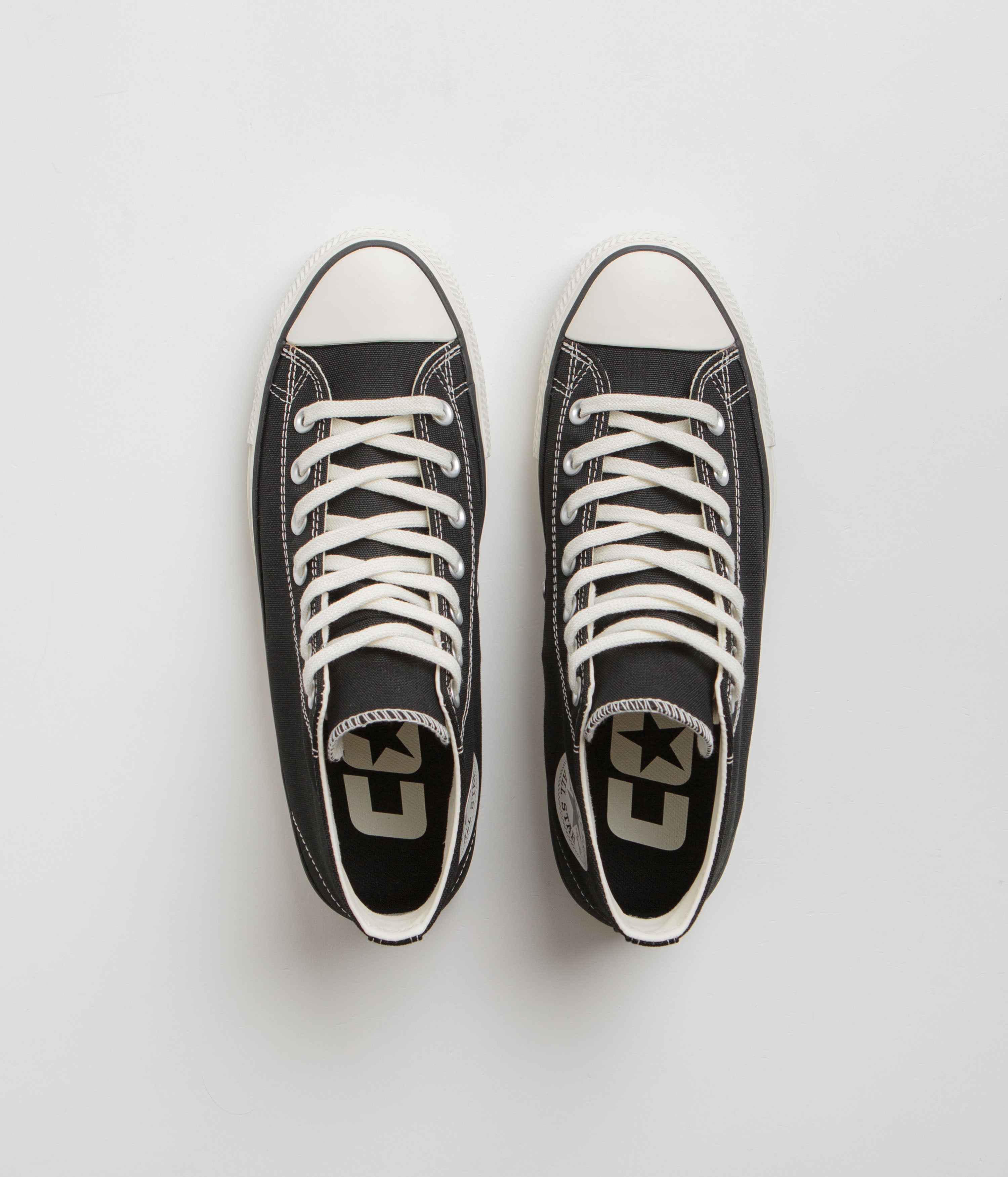 Converse Cons CTAS Pro Mid Cut Off Shoes - Stunning Black / Egret Combo