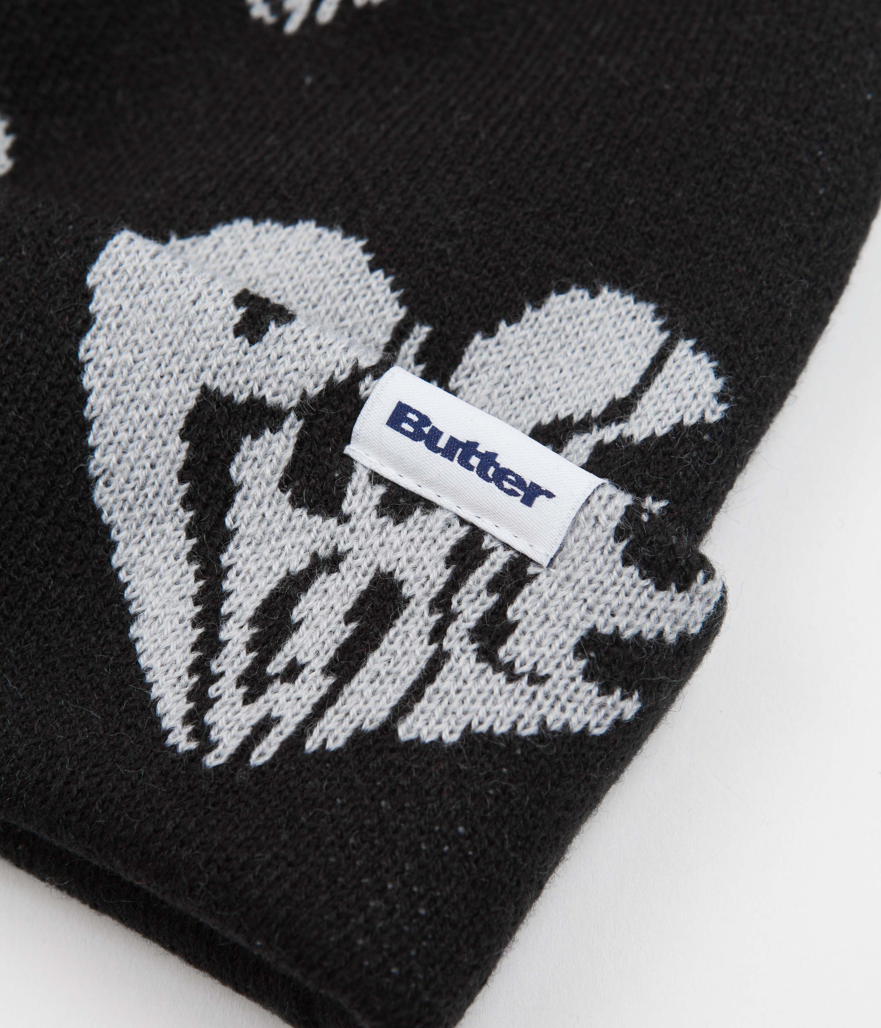Butter Goods Peace Beanie - Black: Stylish and Comfortable!
