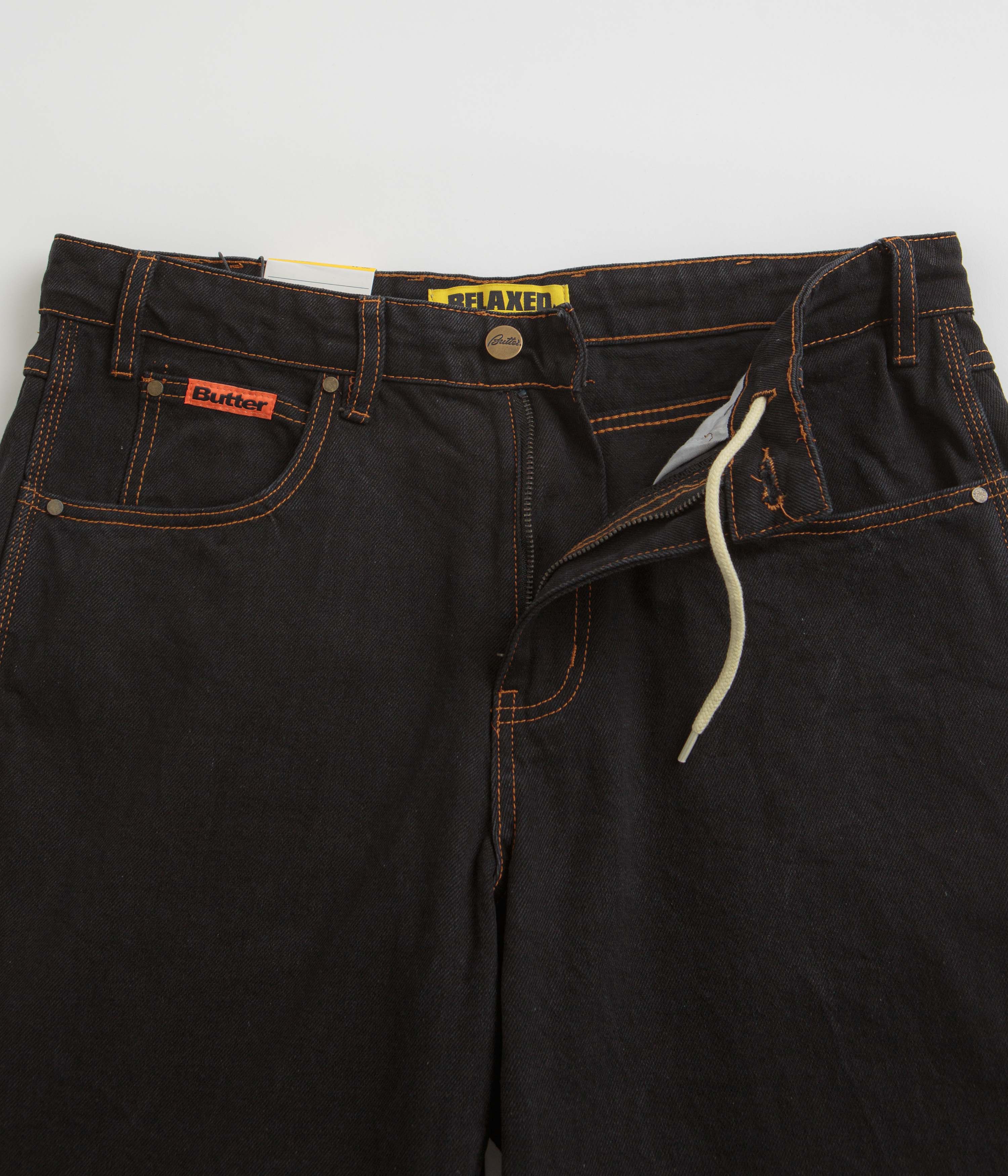 Butter Goods Washed Black Relaxed-Fit Jeans: A Skater's Dream