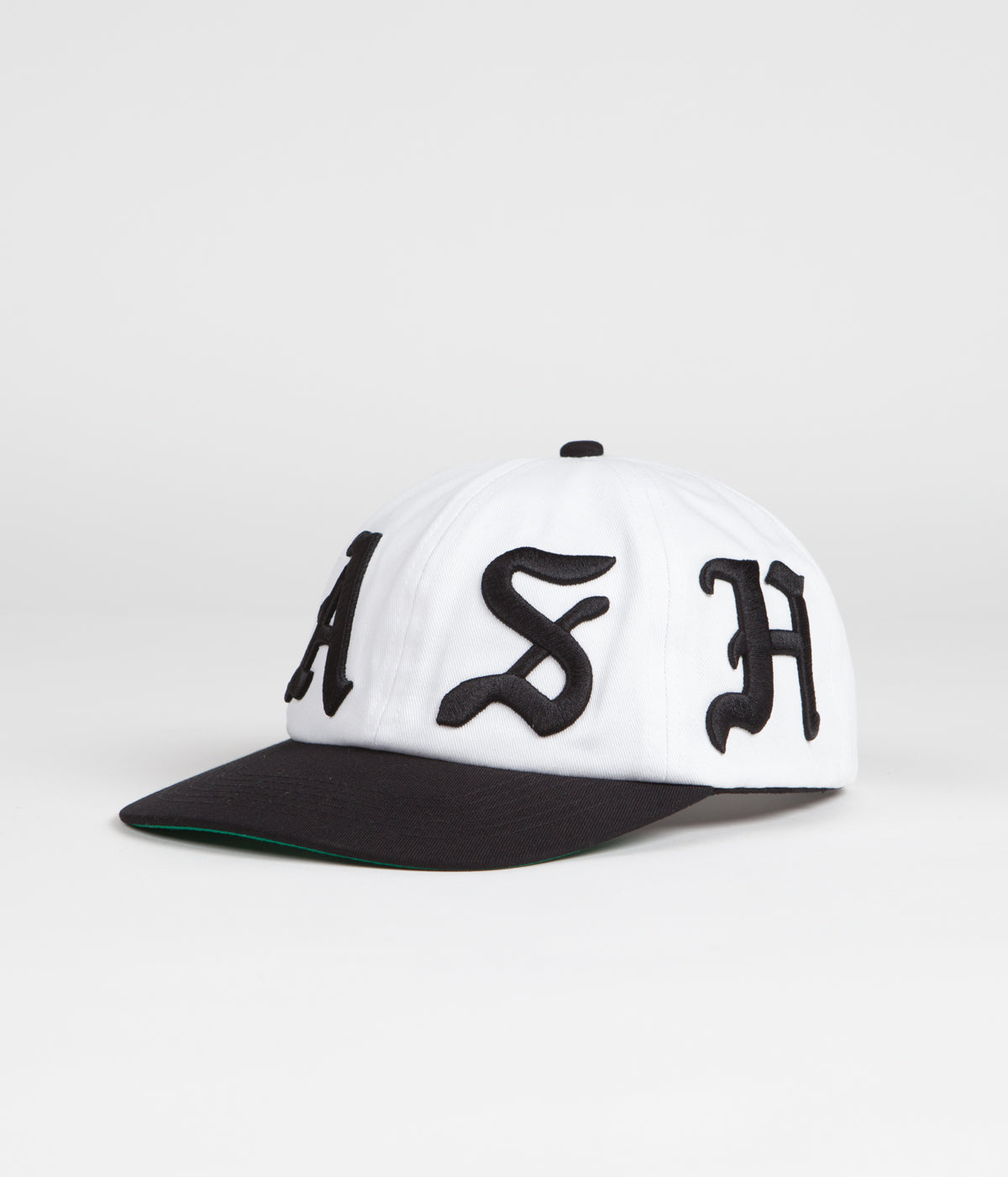 Cash Only Script Cap - Striking White & Black