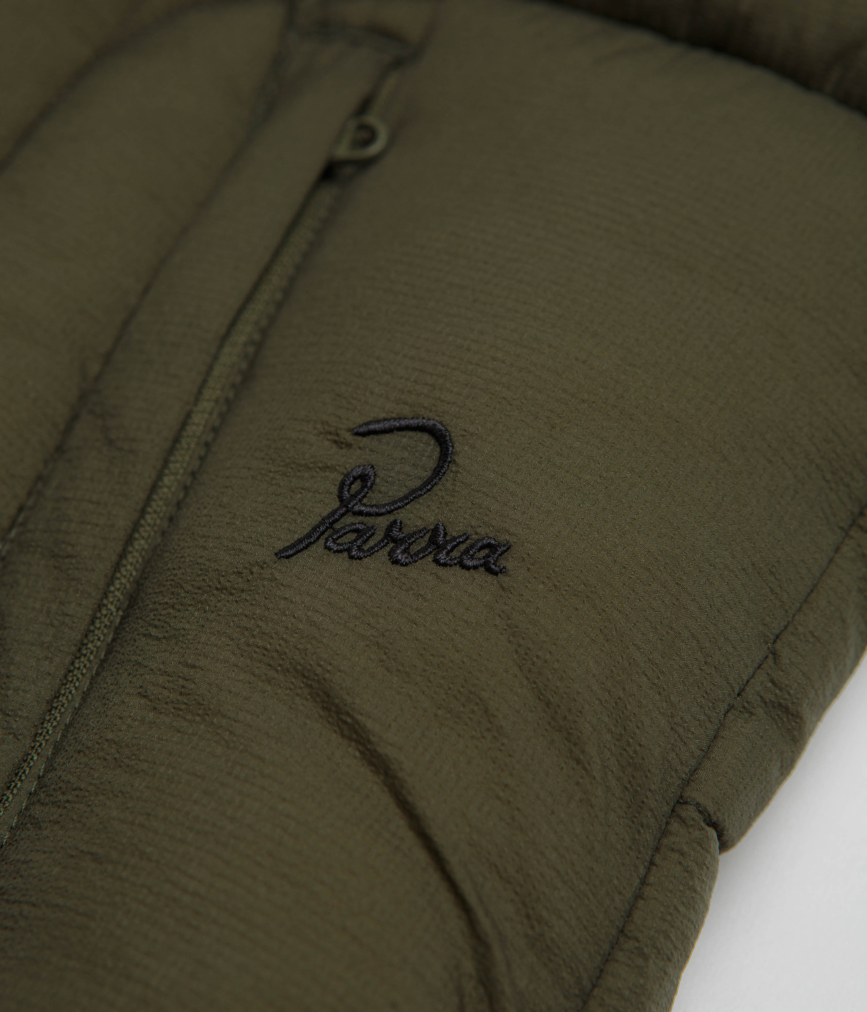 Parra's Stunning Green Boring Village Puffer Jacket