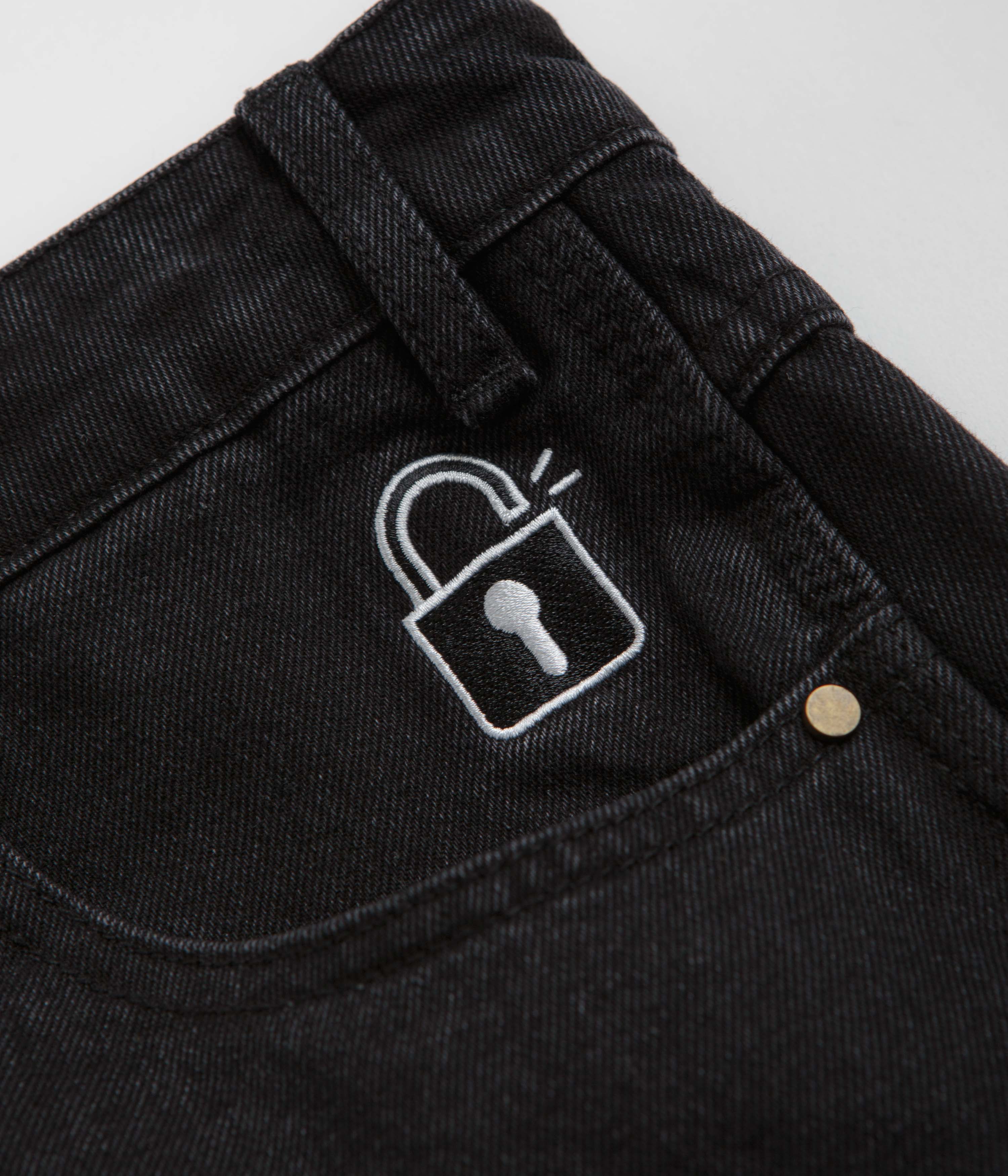 Butter Goods Lock Flat Black Denim Shorts - A Must-Have!