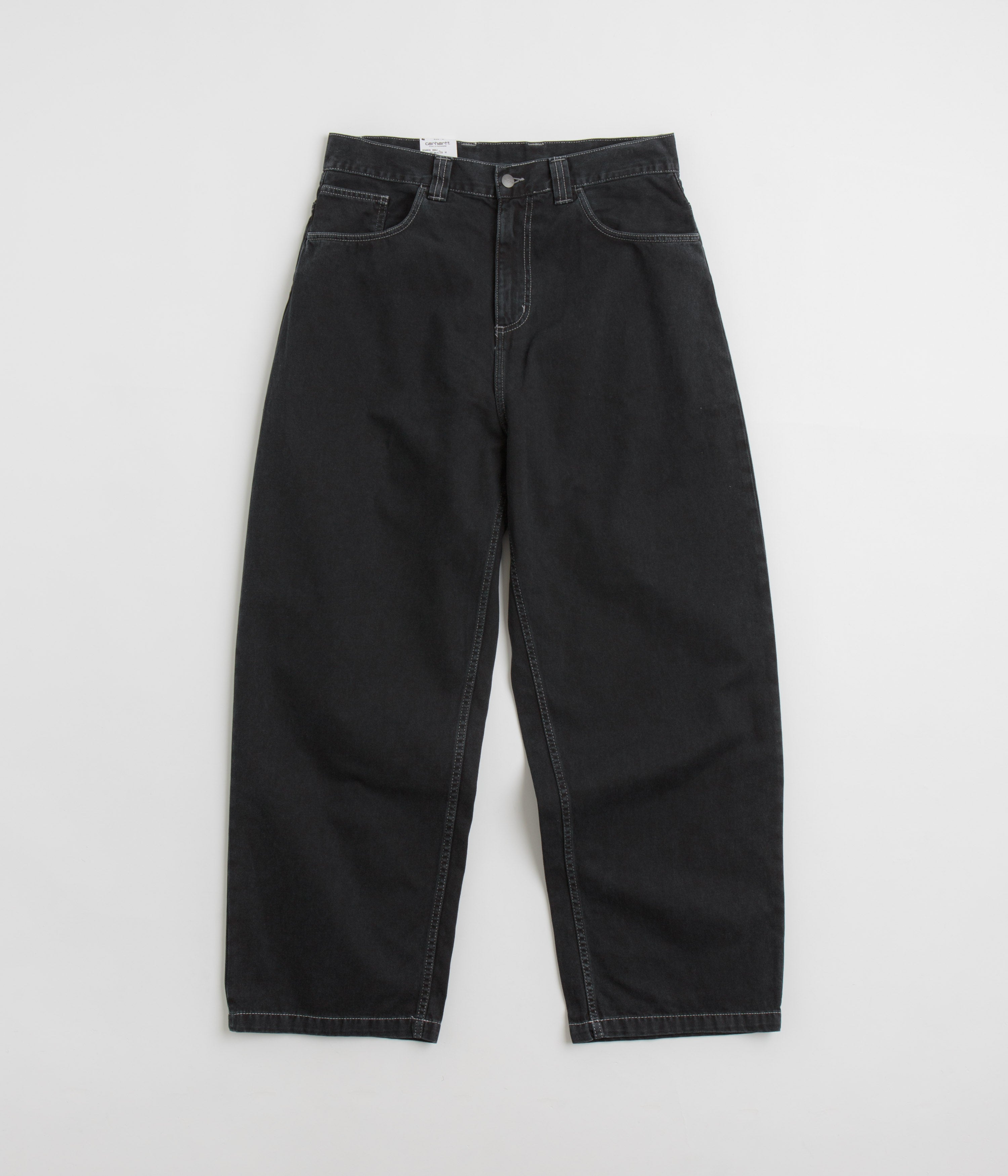 Carhartt Brandon Black Stone Dyed Denim Pants - Unbeatable Style!