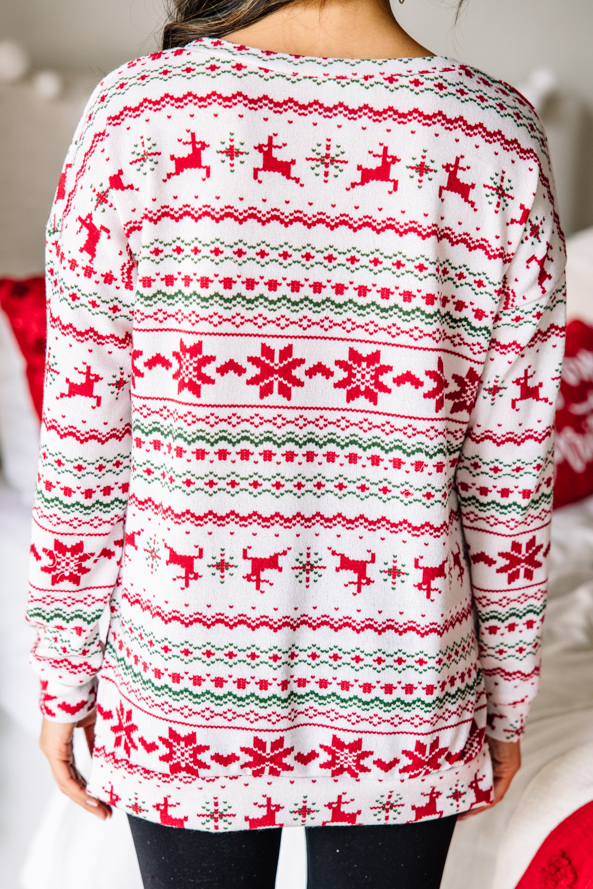 Irresistible Green Holiday Striped Tunic - Your Must - Have!