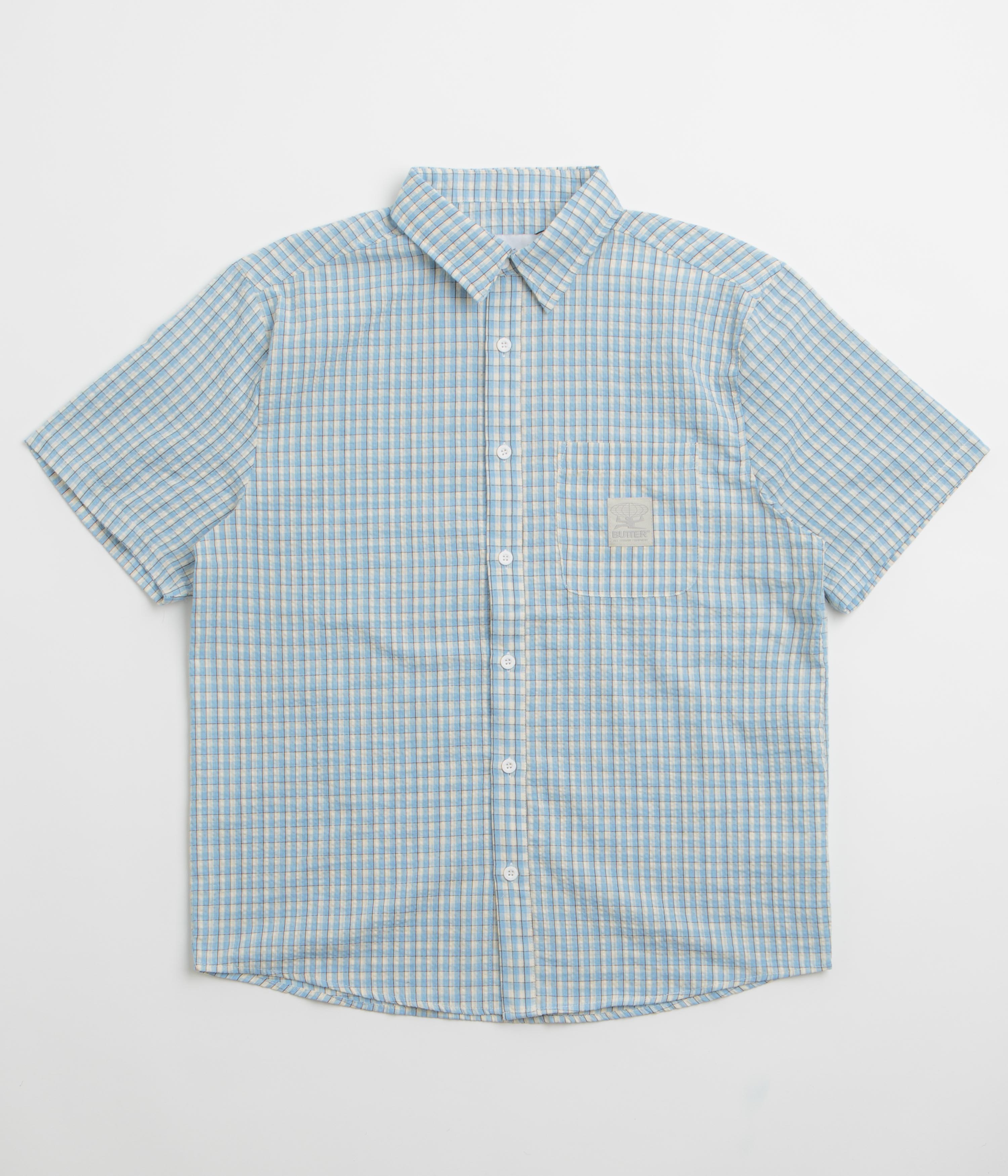 Stunning Blue Butter Goods Equipment Short Sleeve Shirt