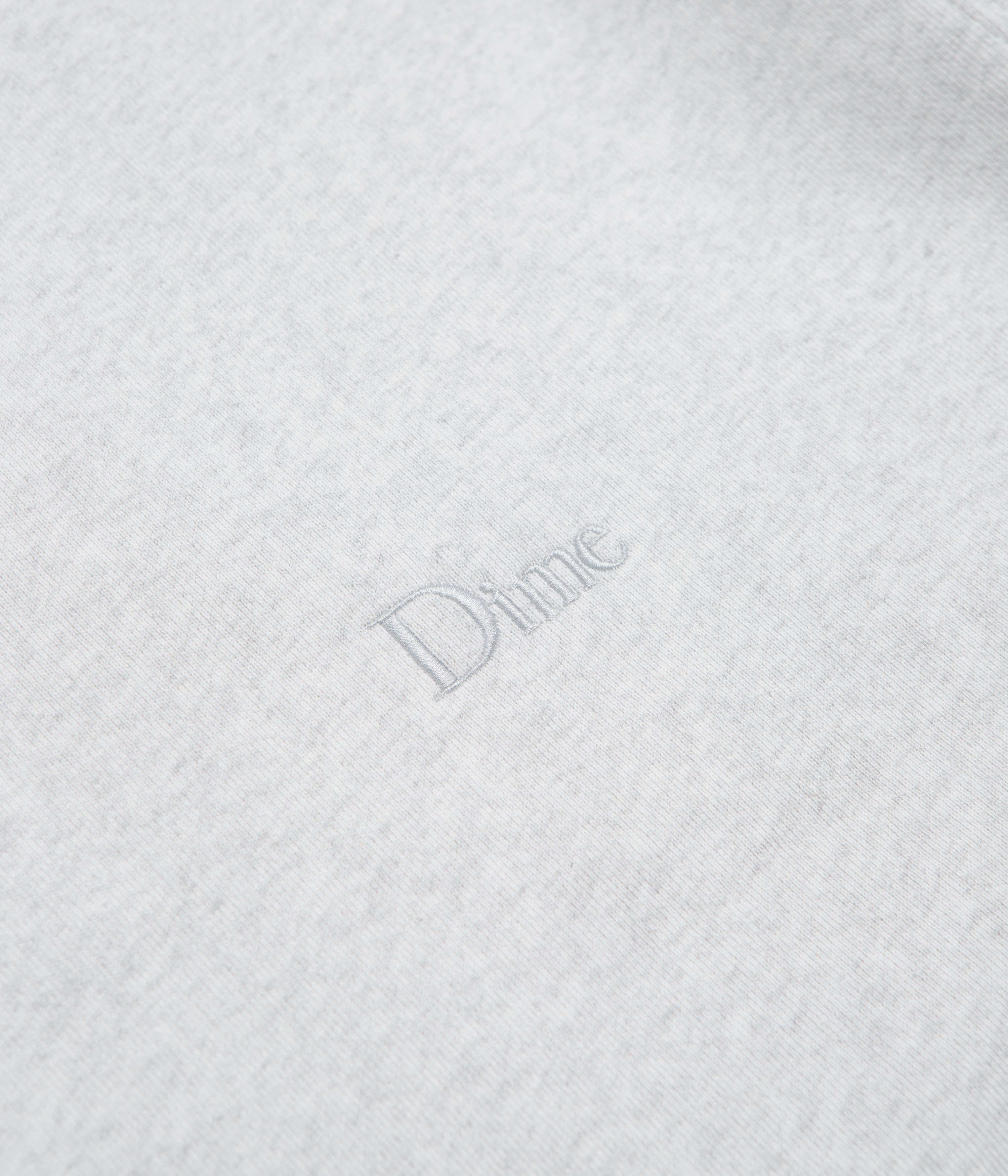 Dime Classic Small Logo Crewneck Sweatshirt - Ash: A Timeless Essential
