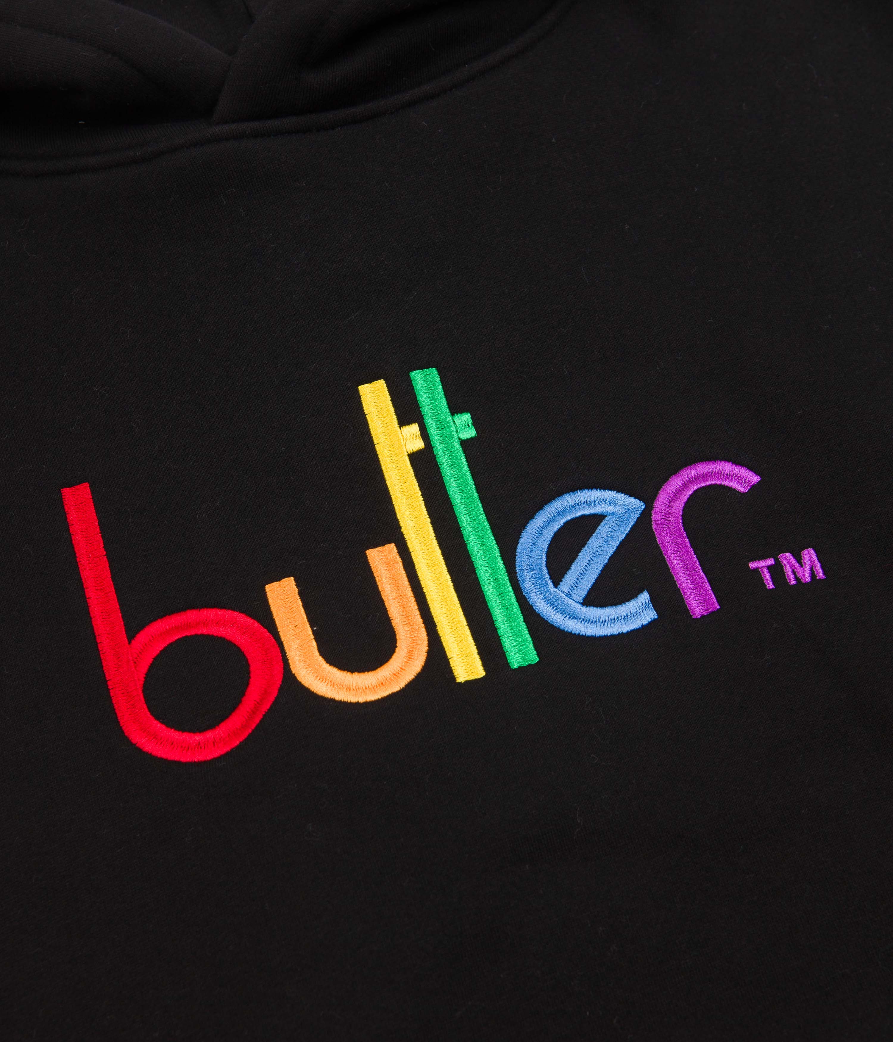 Butter Goods Black Colours Embroidered Ultra-Warming Hoodie