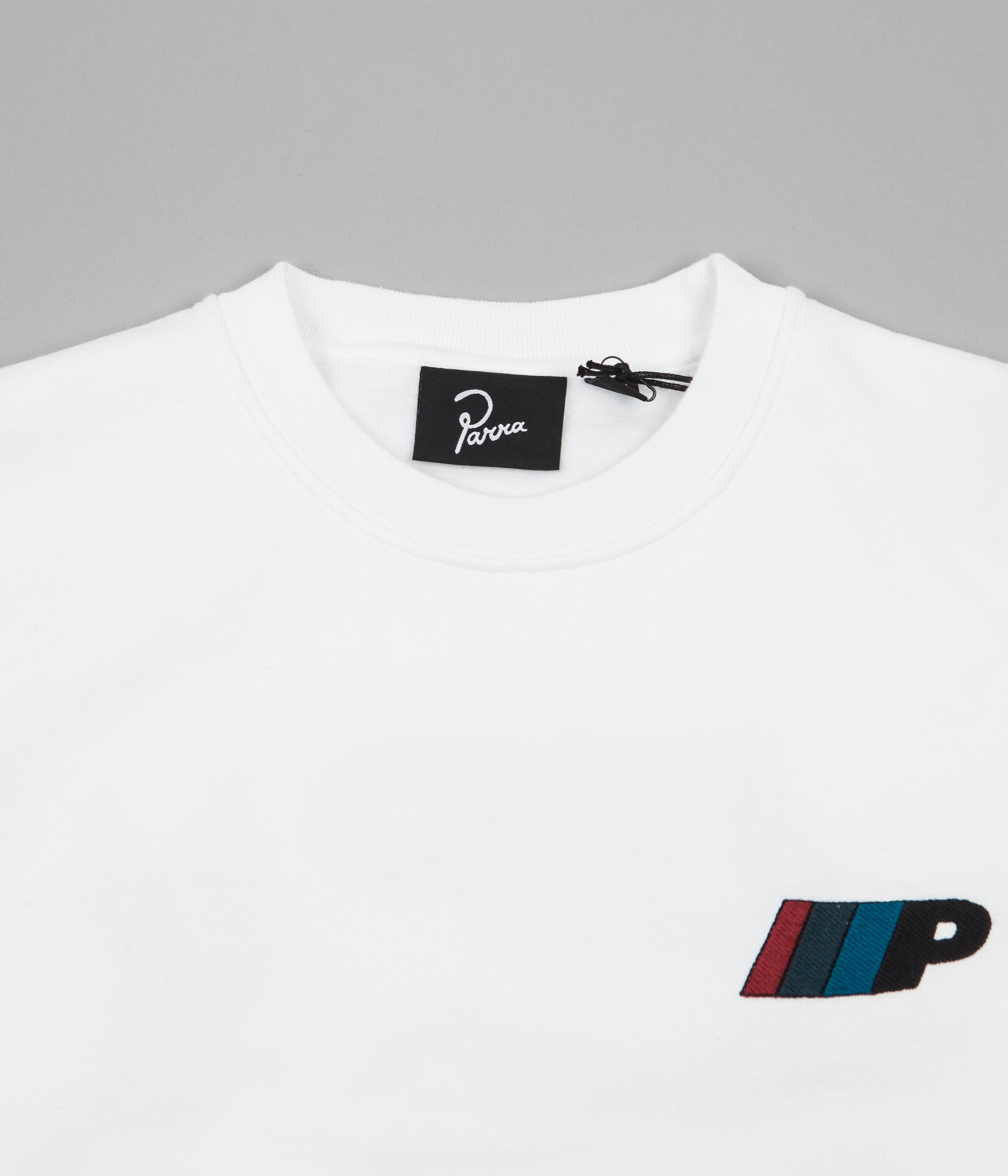by Parra Parra Racing Team White Crewneck Sweatshirt - A Must - Have!