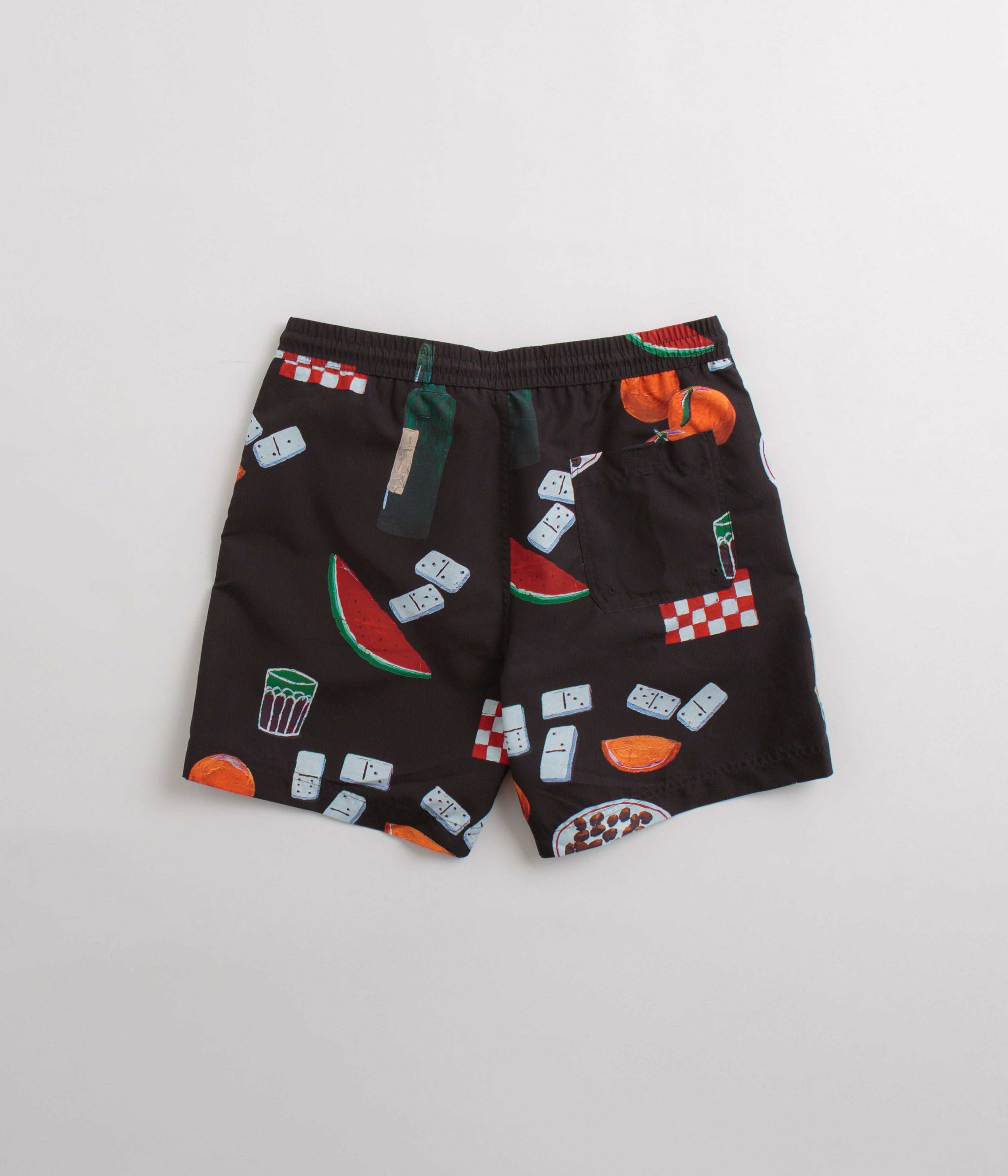Carhartt Slater Swim Trunks - Stunning Isis Maria Dinner Print / Black