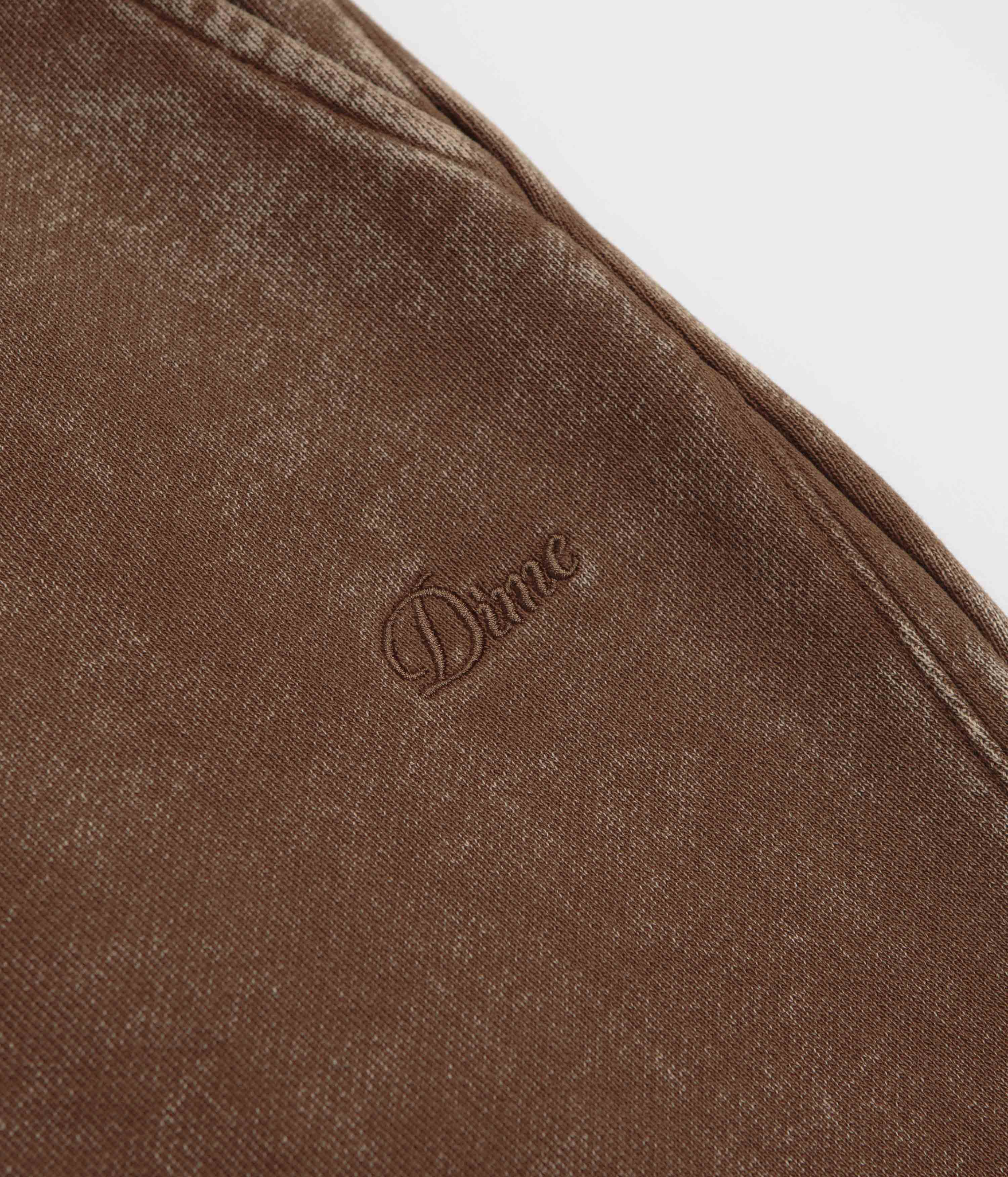 Dime Cyclone Brown Snow-Washed French Terry Pants - Stylish and Comfortable!