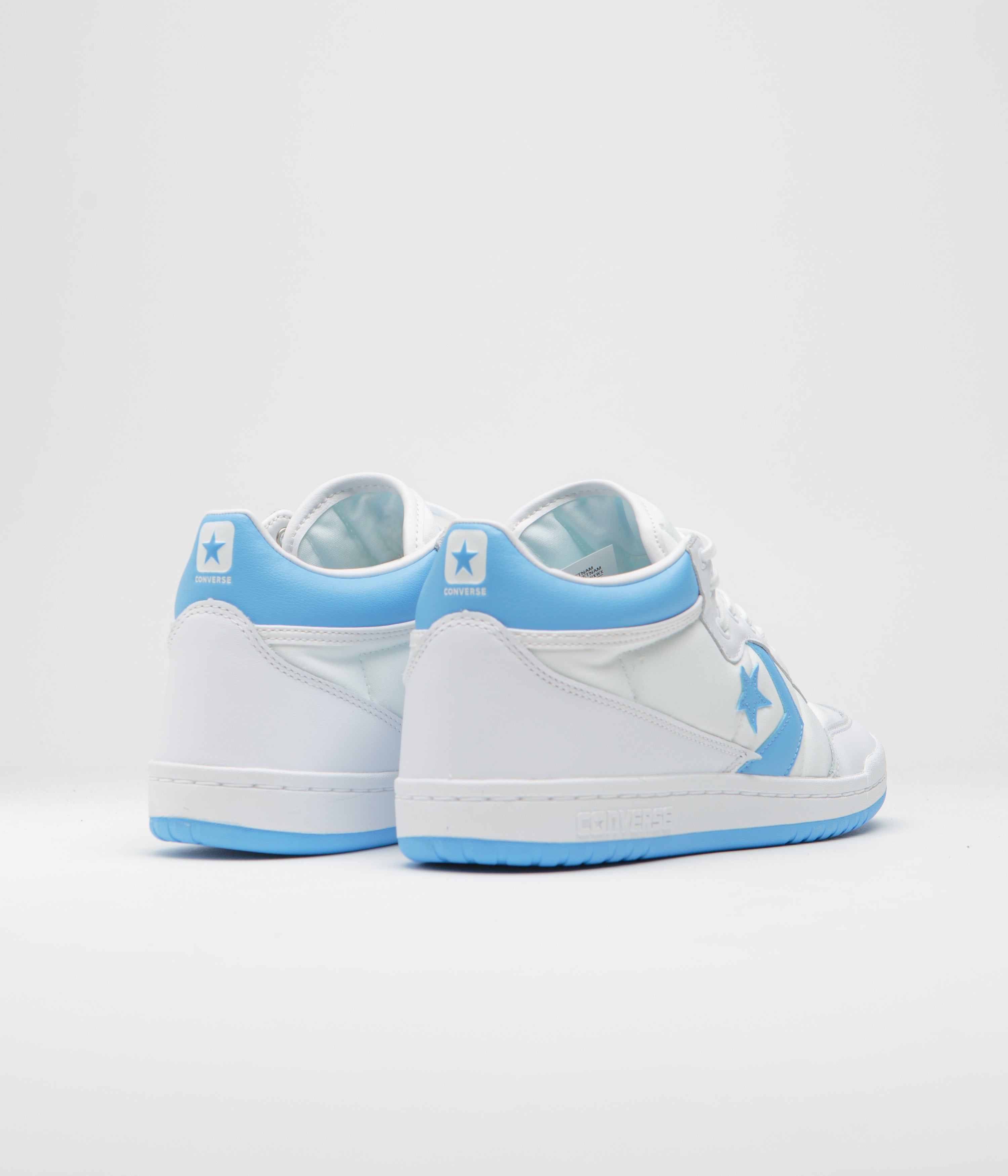 Converse Fastbreak Pro Mid Shoes - Stunning White / Light Blue Combo