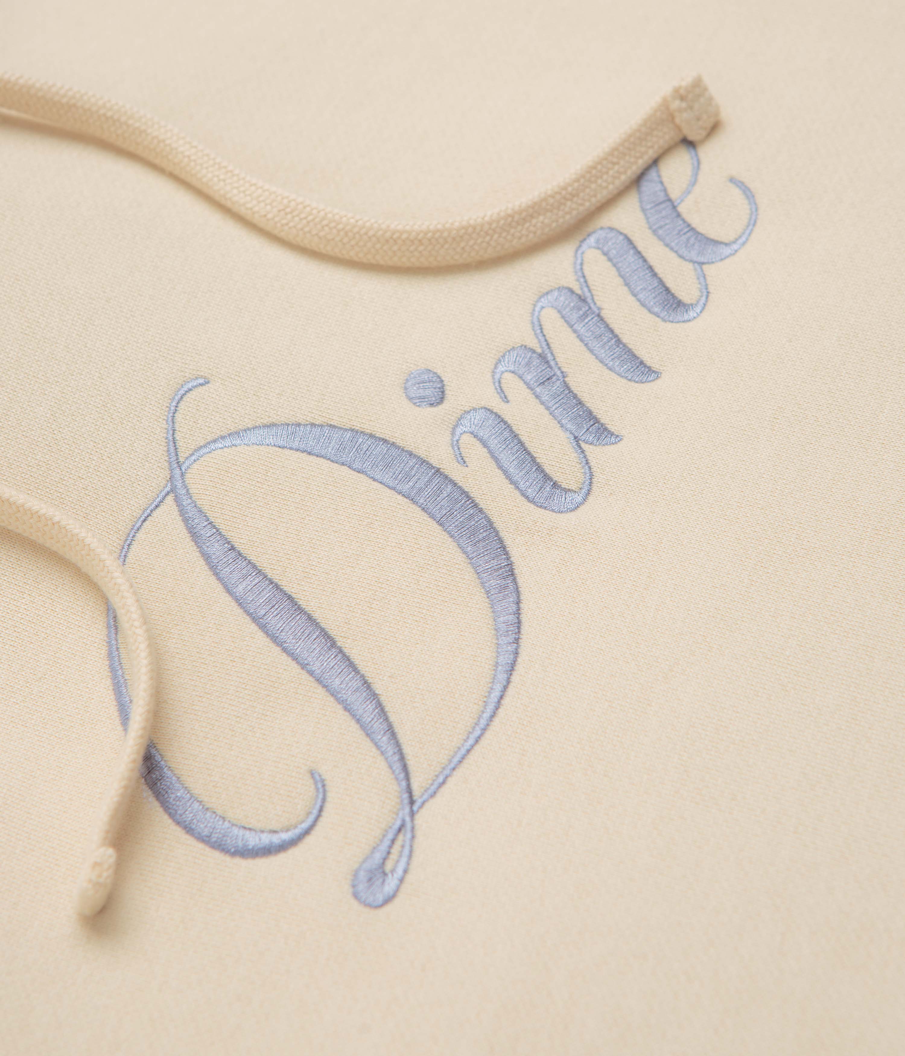 Dime Cursive Logo Hoodie - Fog: A Stylish Must-Have