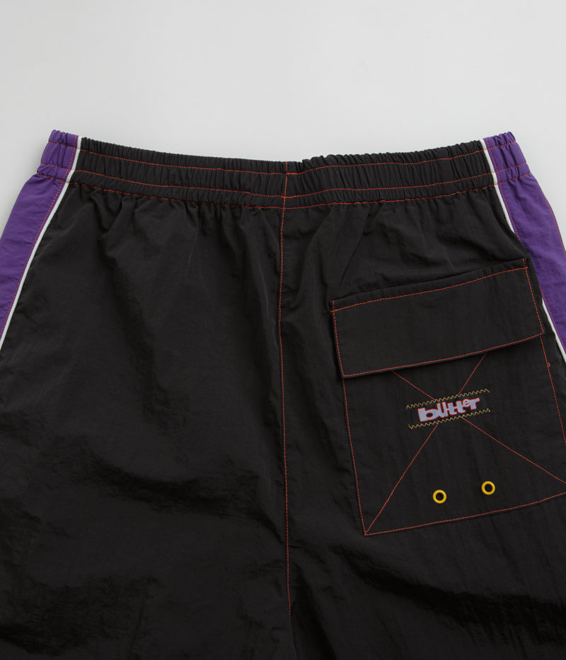 Butter Goods Black Warped Board Shorts - A Fashion Statement!