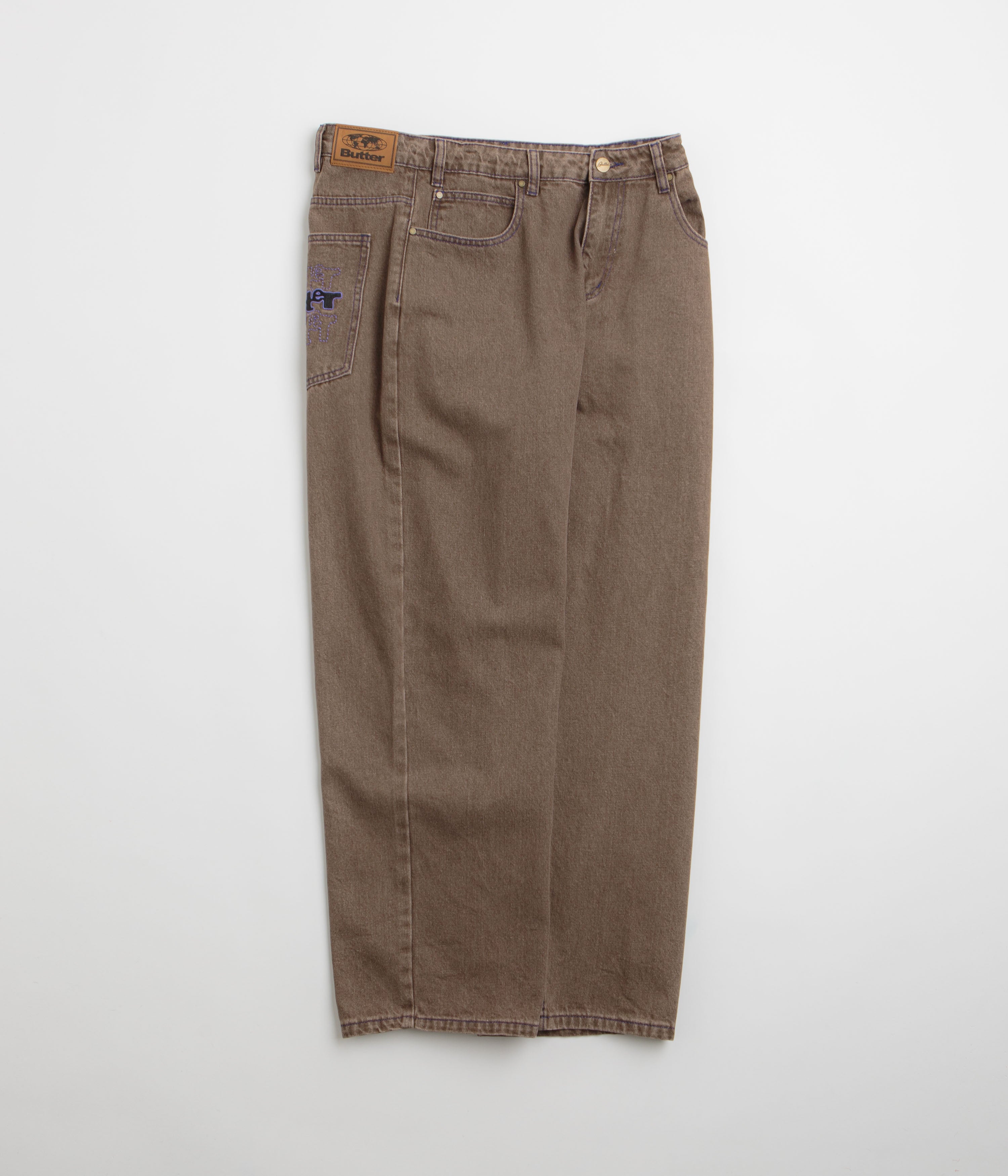 Butter Goods Washed Brown Warped Jeans - Irresistible Style!