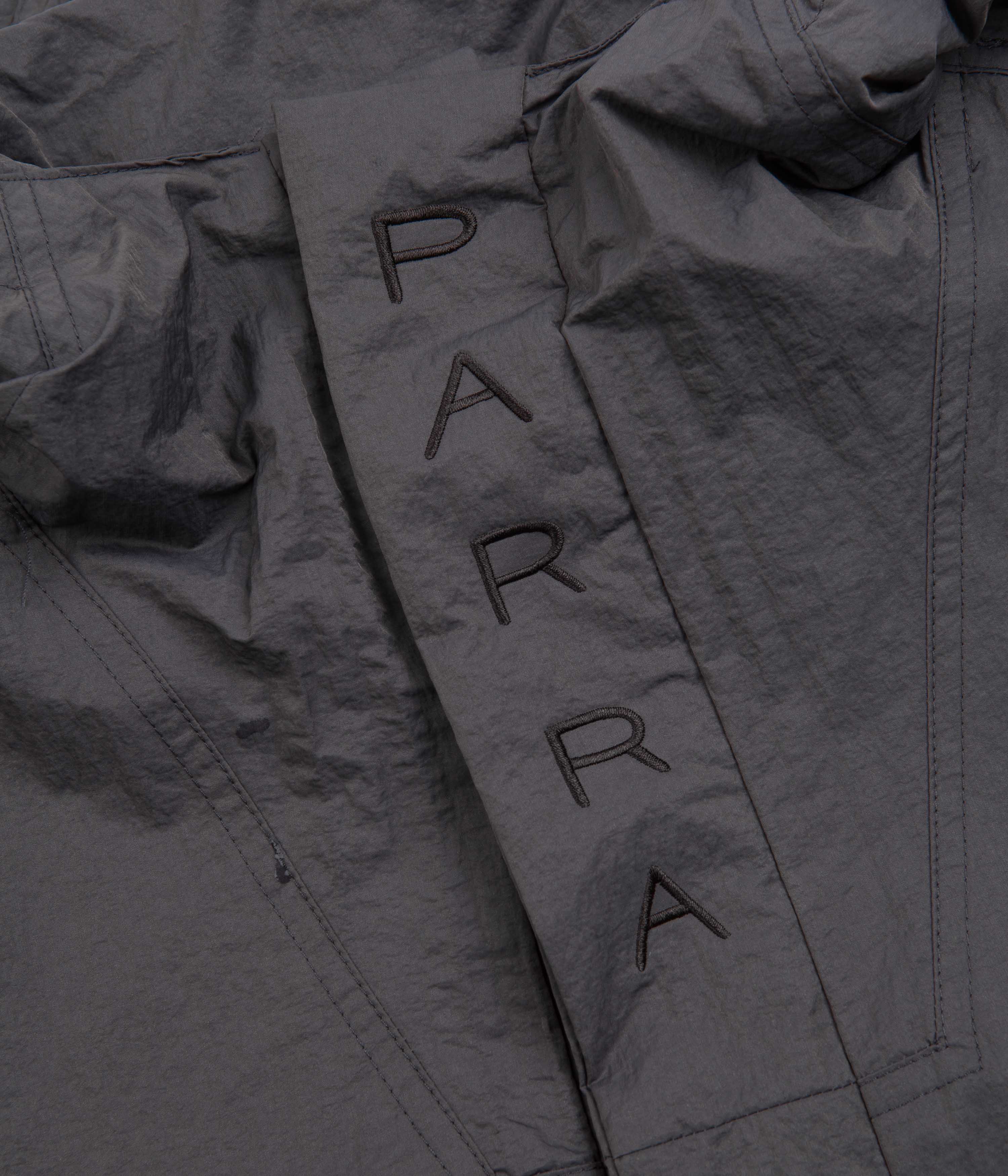 by Parra Stone Grey Distorted Logo Jacket - A Fashion Statement!