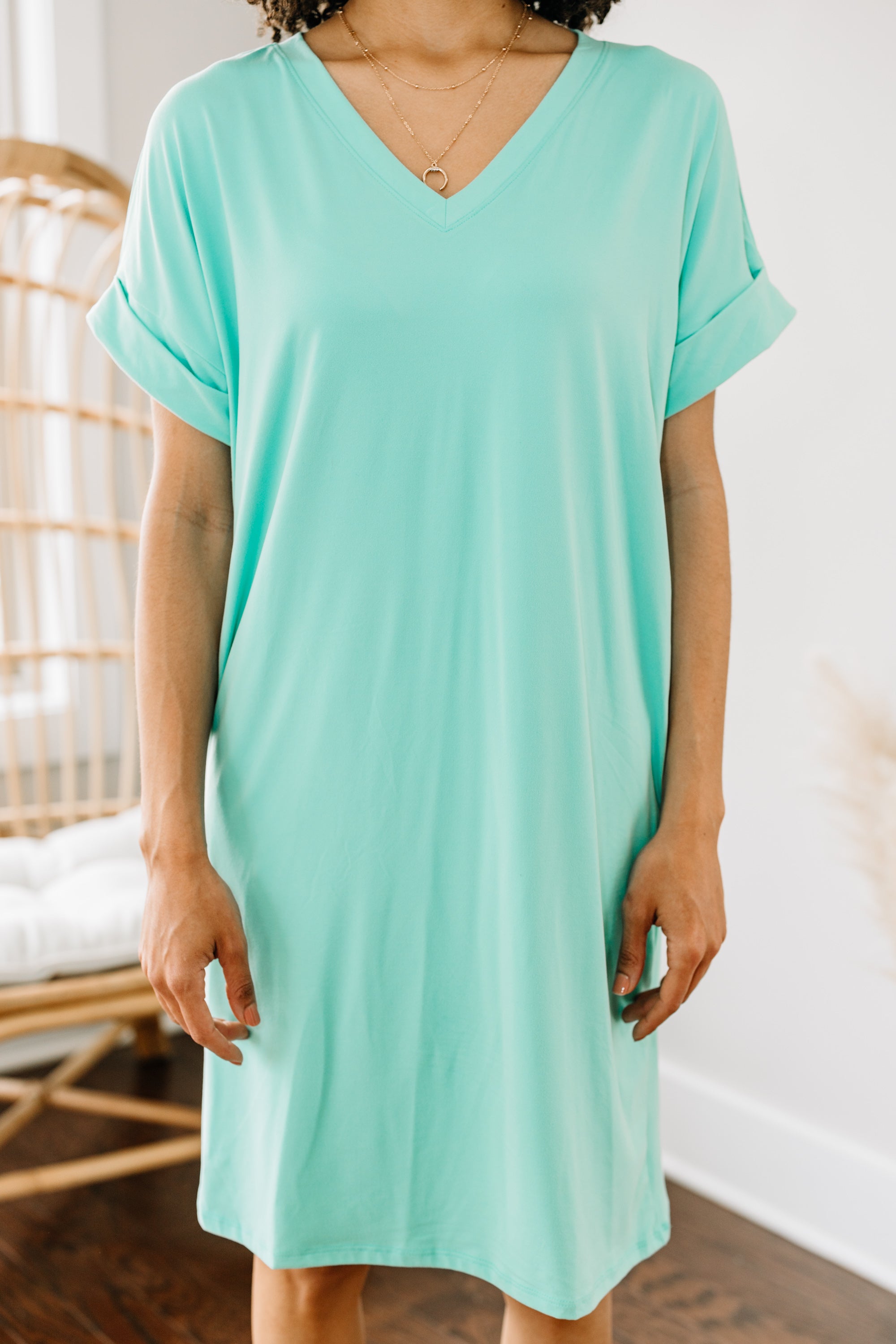 Stunning Mint Green T-shirt Dress for Every Occasion