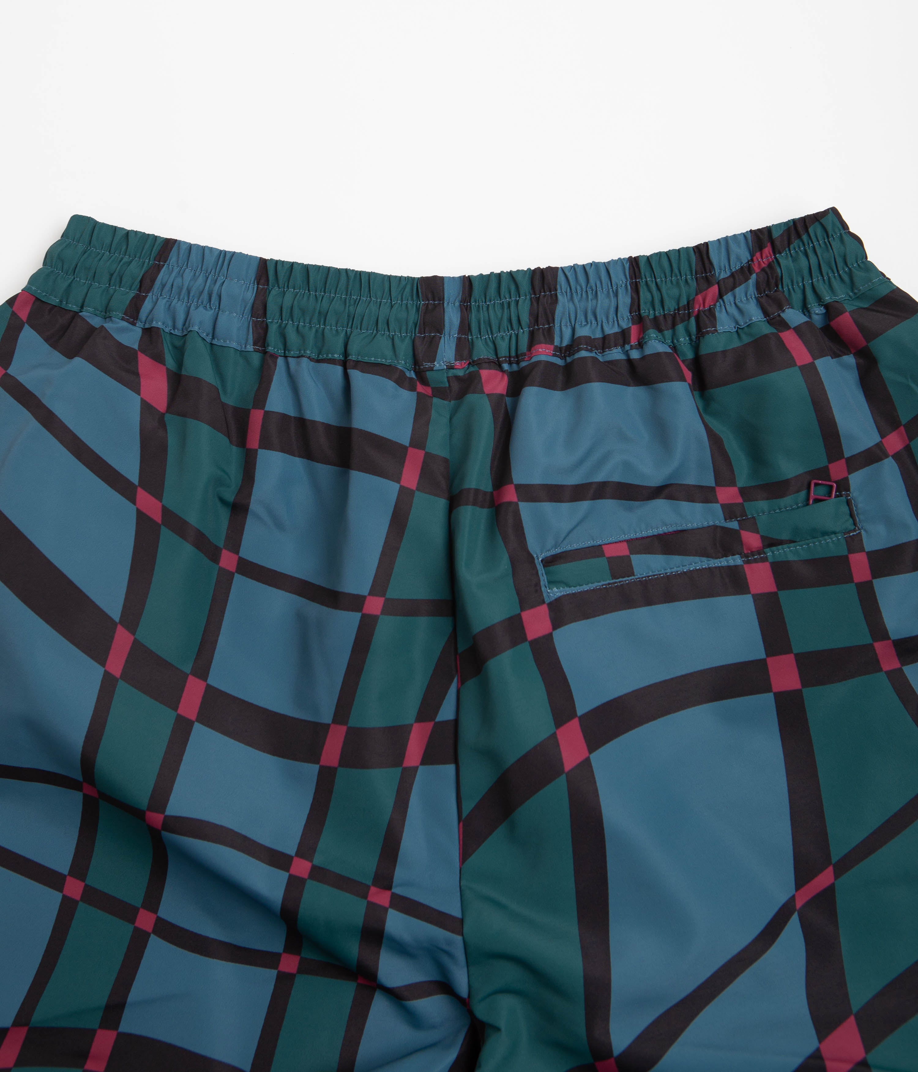 by Parra Multi Check Squared Waves Pattern Track Pants - A Must-Have!