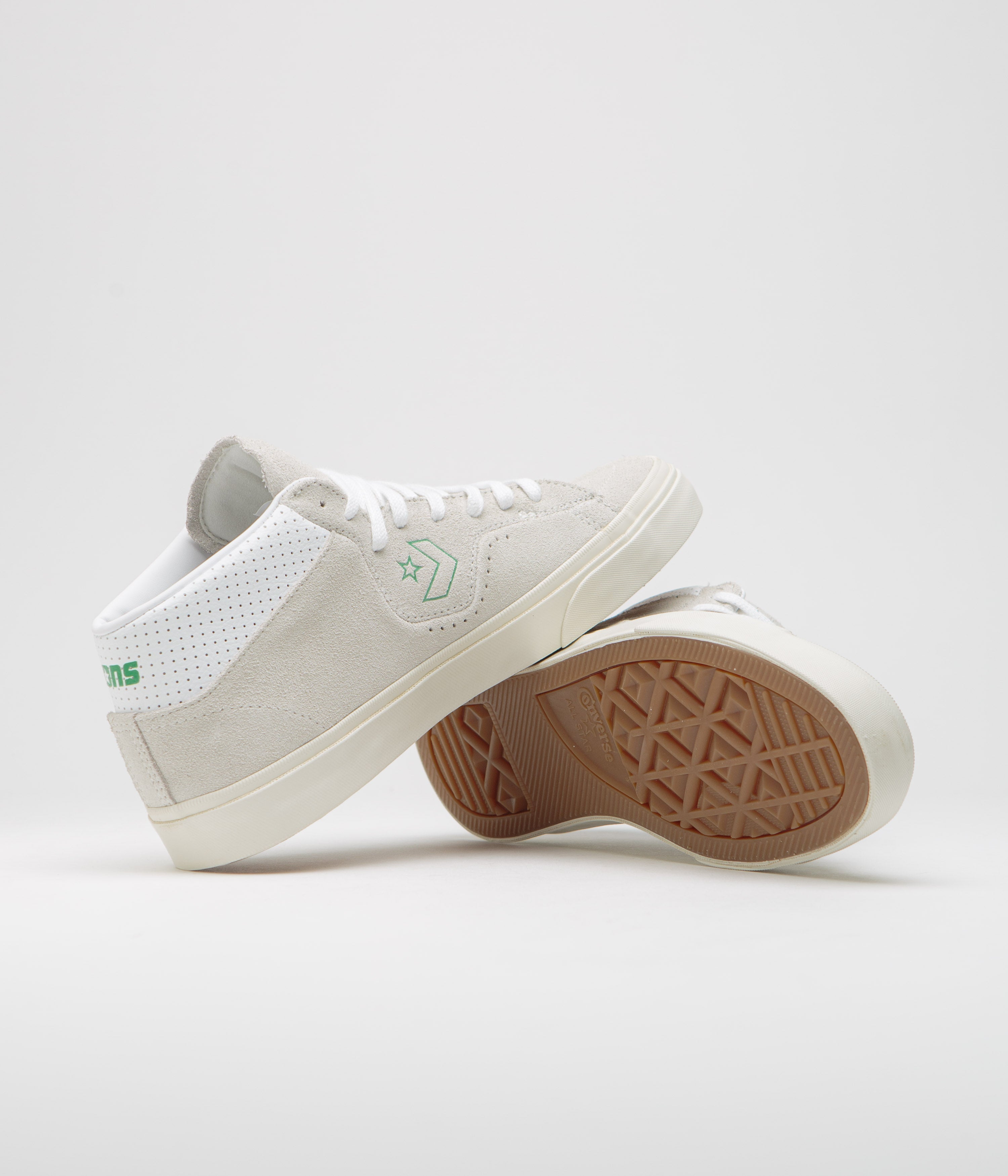 Converse Louie Lopez Pro Mid Shoes - Stunning Vaporous Gray & White