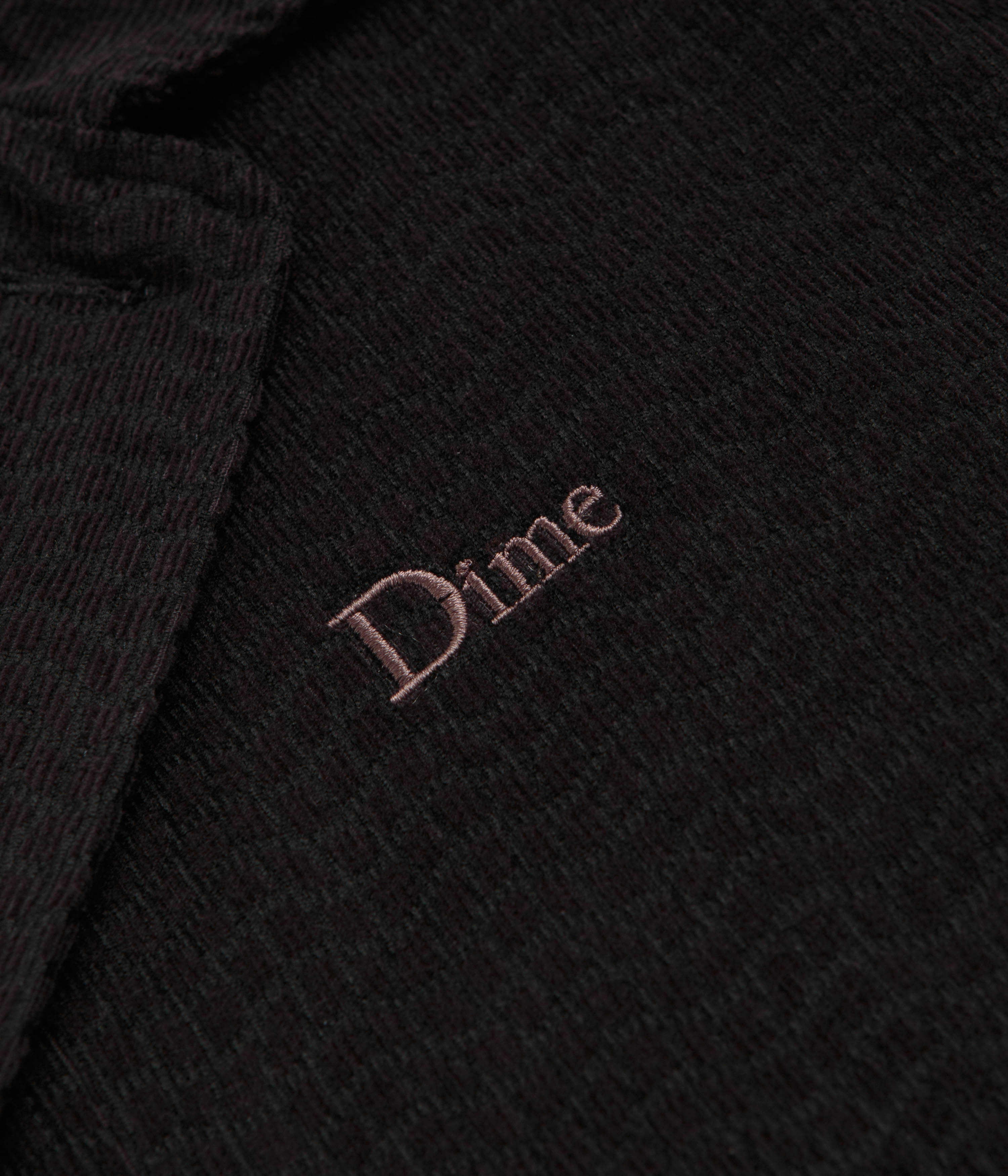 Dime Black Printed Corduroy Jacket - A Skate Style Icon