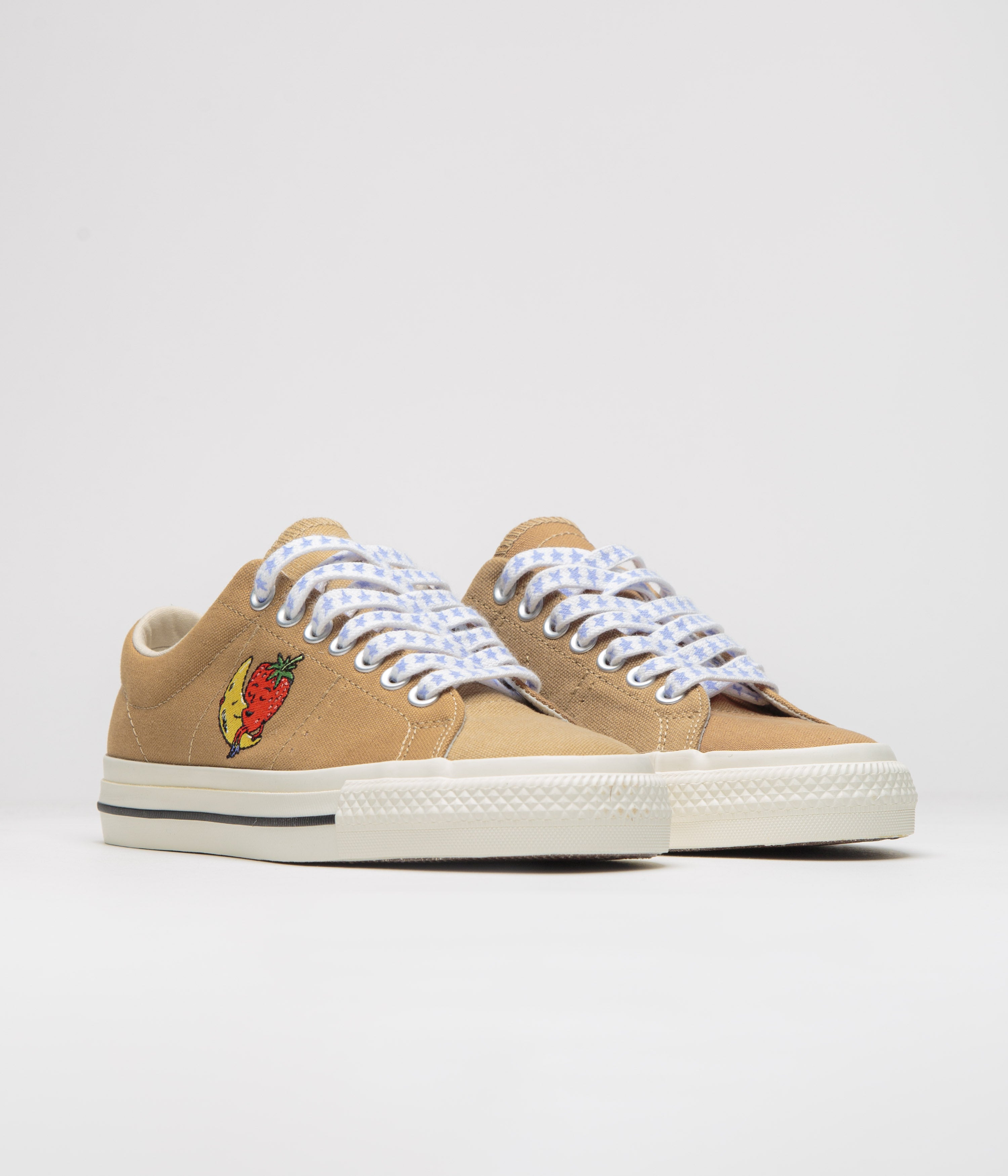 Converse x Sky High Farm One Star Pro Ox Shoes - Stunning Brown / Egret