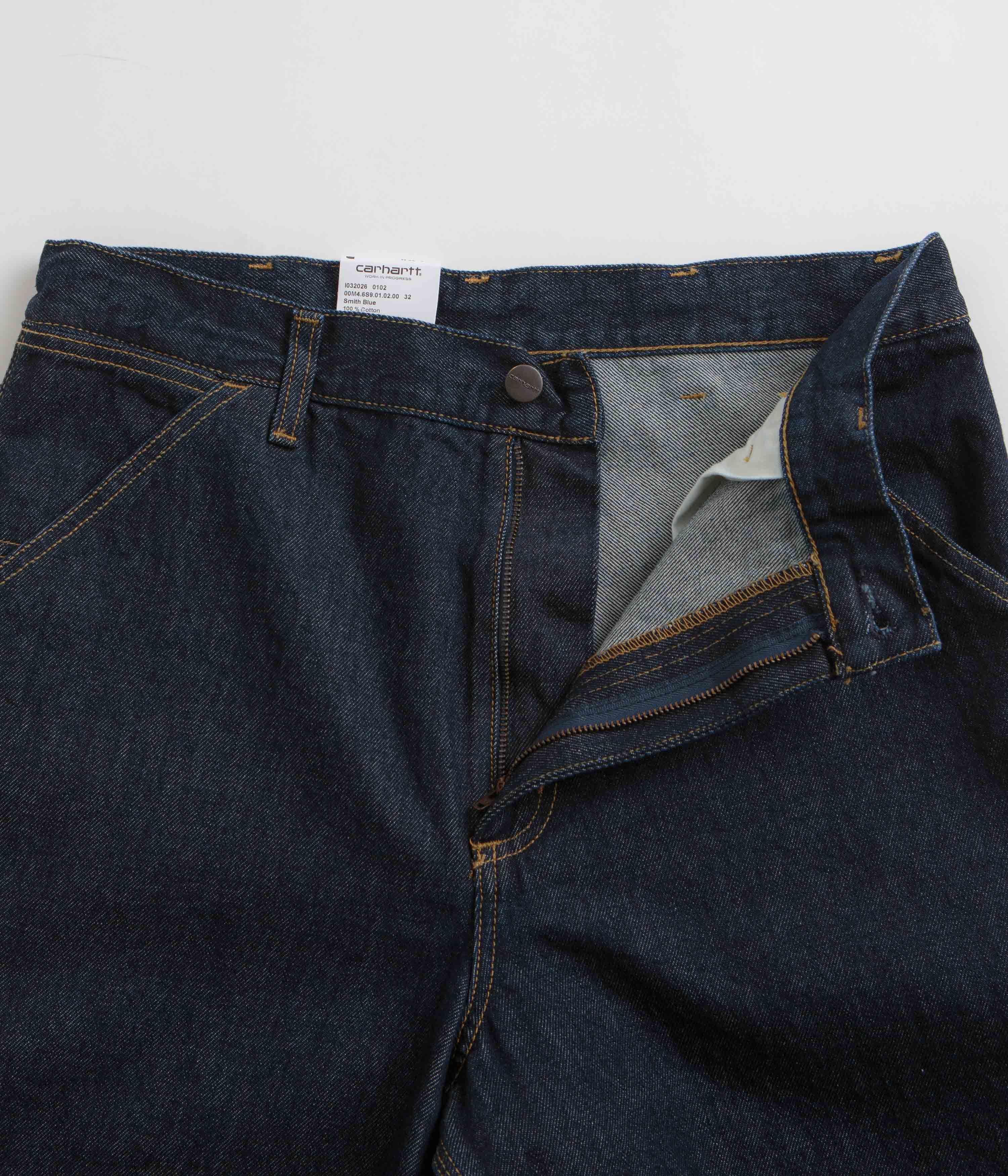 Carhartt Single Knee Shorts - Stunning Rinsed Blue