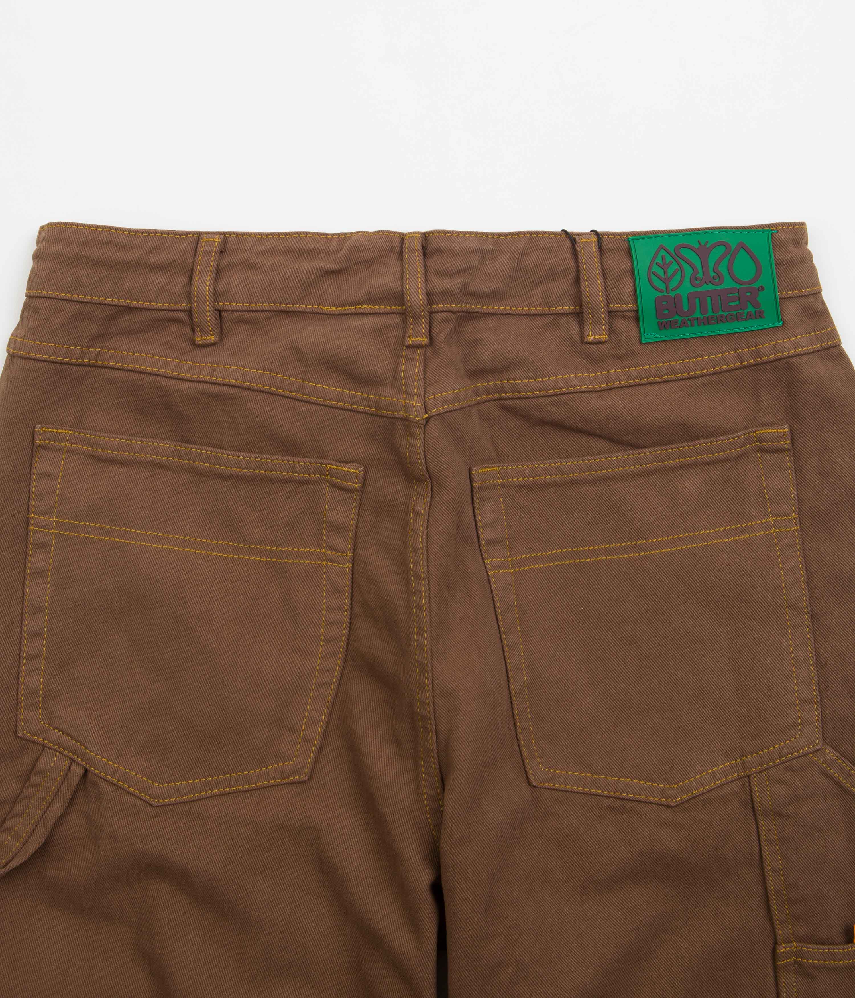 Butter Goods Brown Weathergear Heavyweight Jeans - A Skateboarder's Dream!