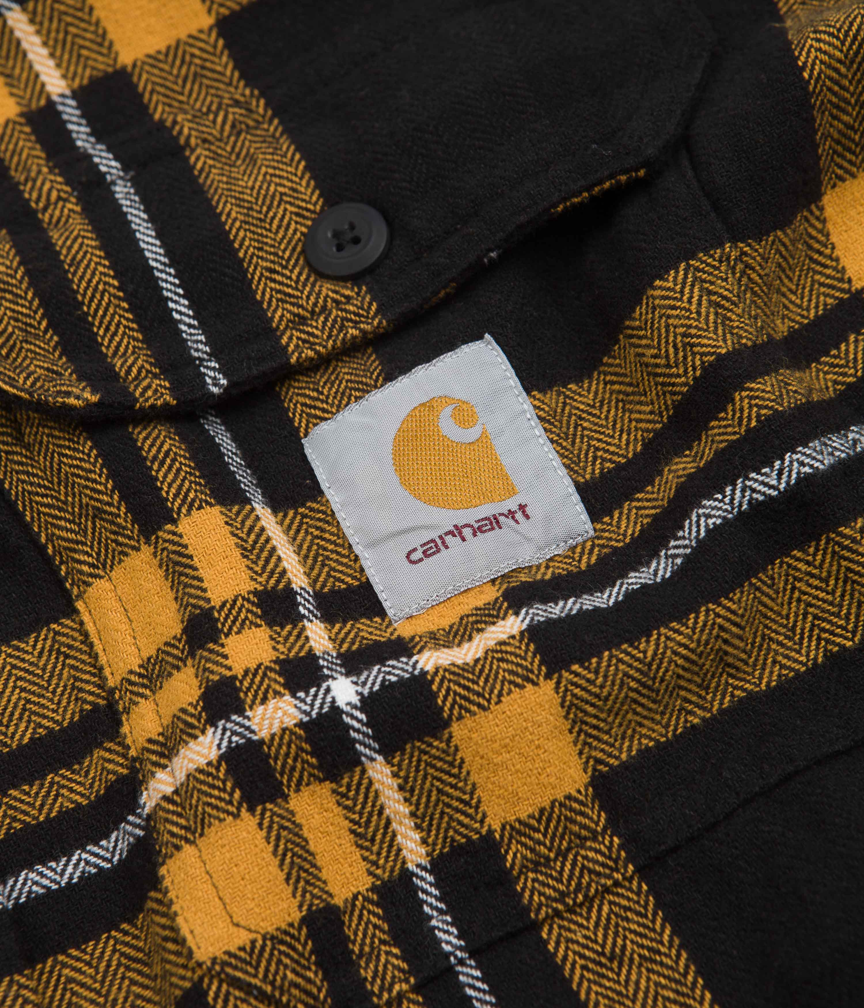 Carhartt Wallace Check Shirt - Stylish Black