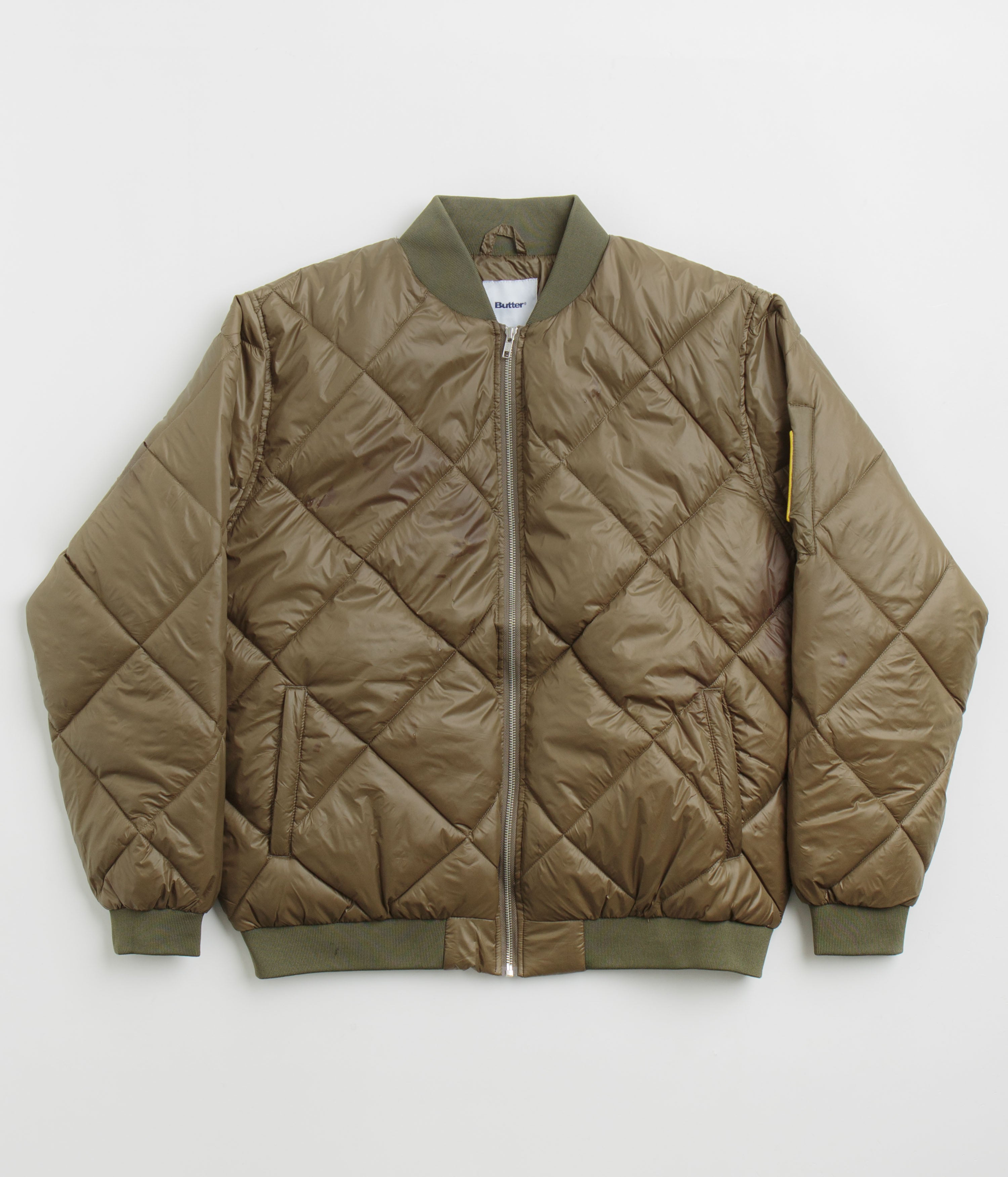Butter Goods Army Temperature Bomber Jacket - An Irresistible Fashion Pick