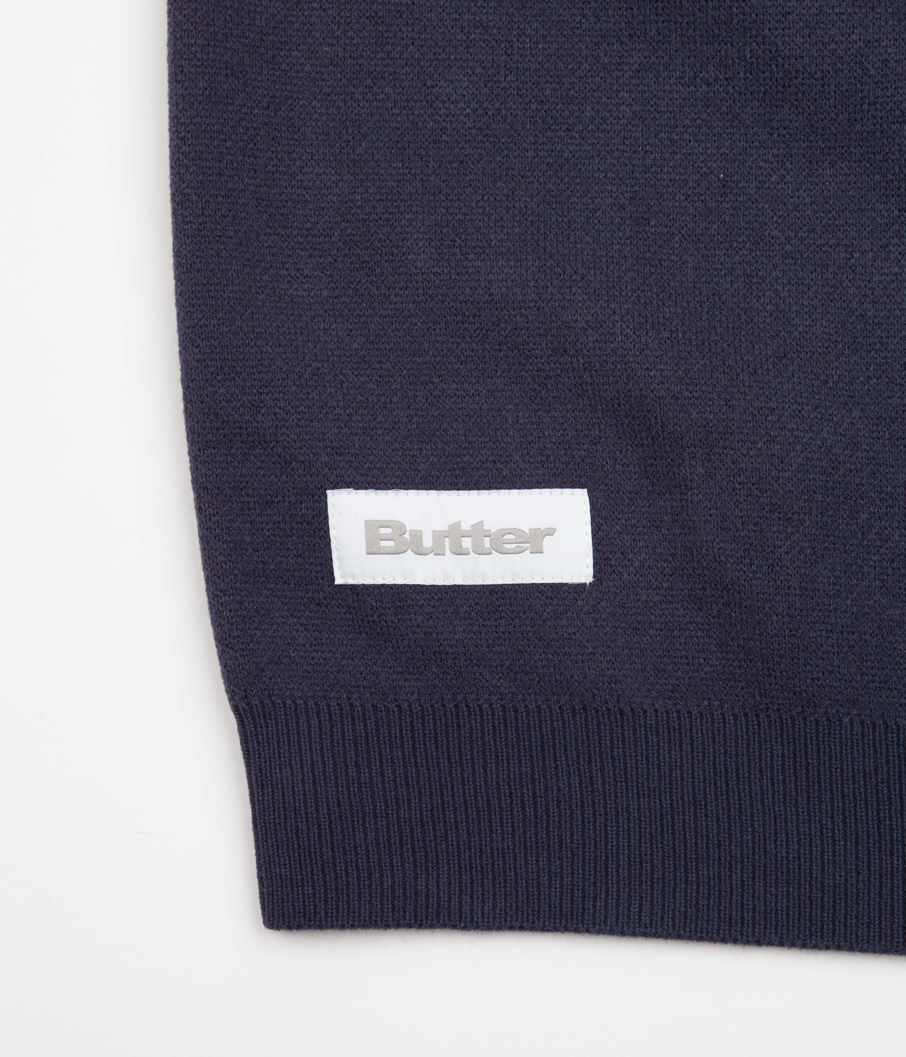 Butter Goods Bug Knitted Vest - Navy: A Stylish and Comfortable Choice