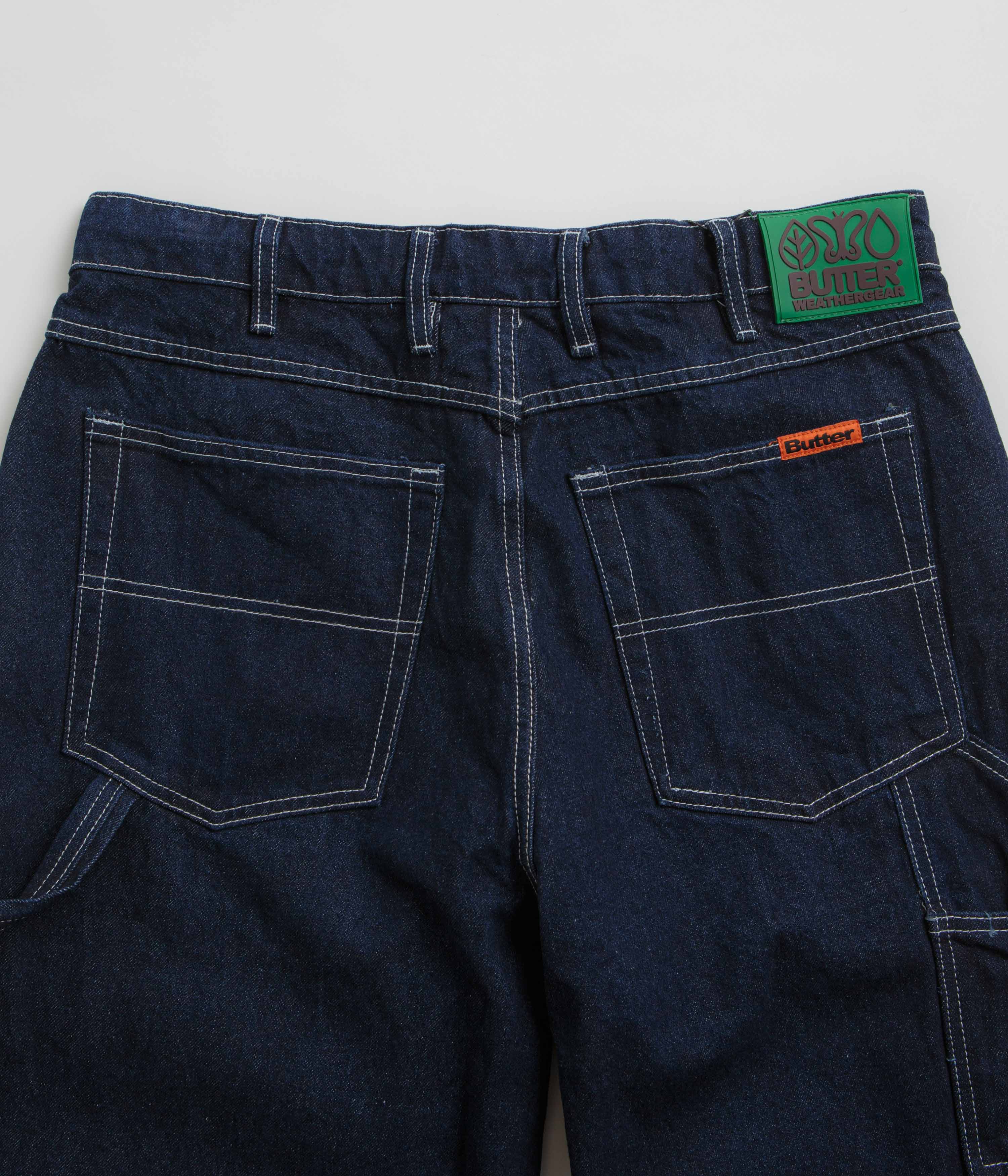 Butter Goods Dark Indigo Weathergear Heavyweight Jeans - A Stylish Essential!