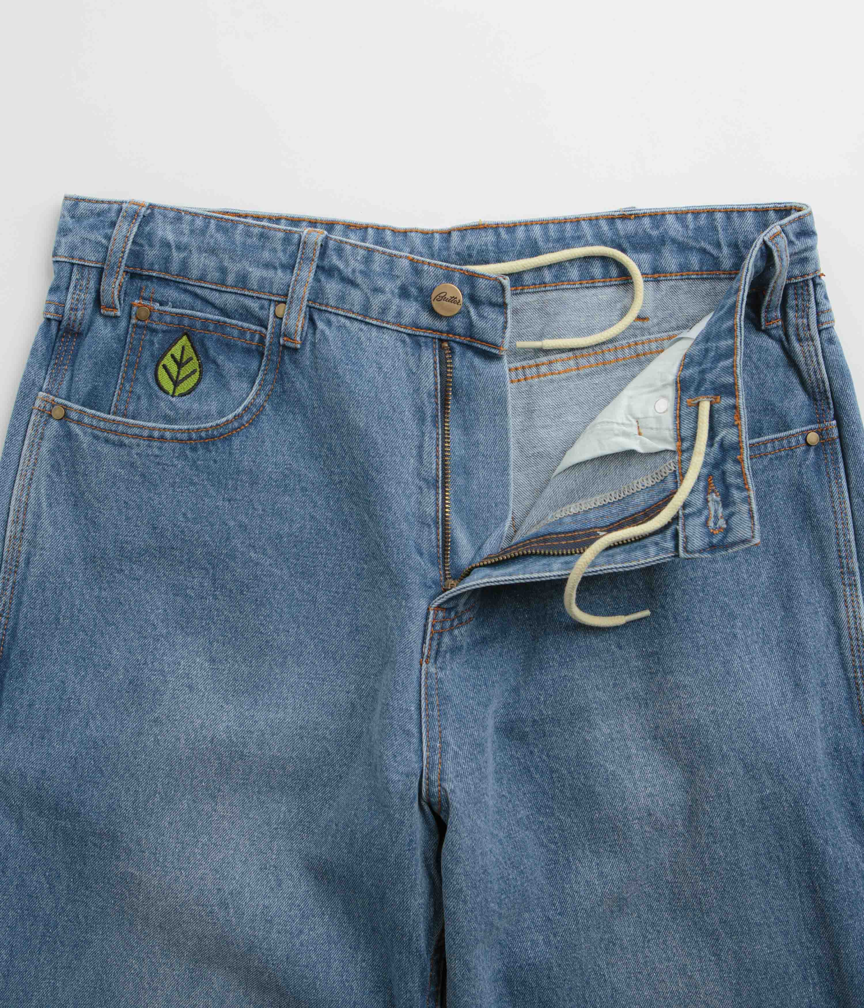 Butter Goods Weathergear Heavyweight Jeans - Stylish Worn Indigo