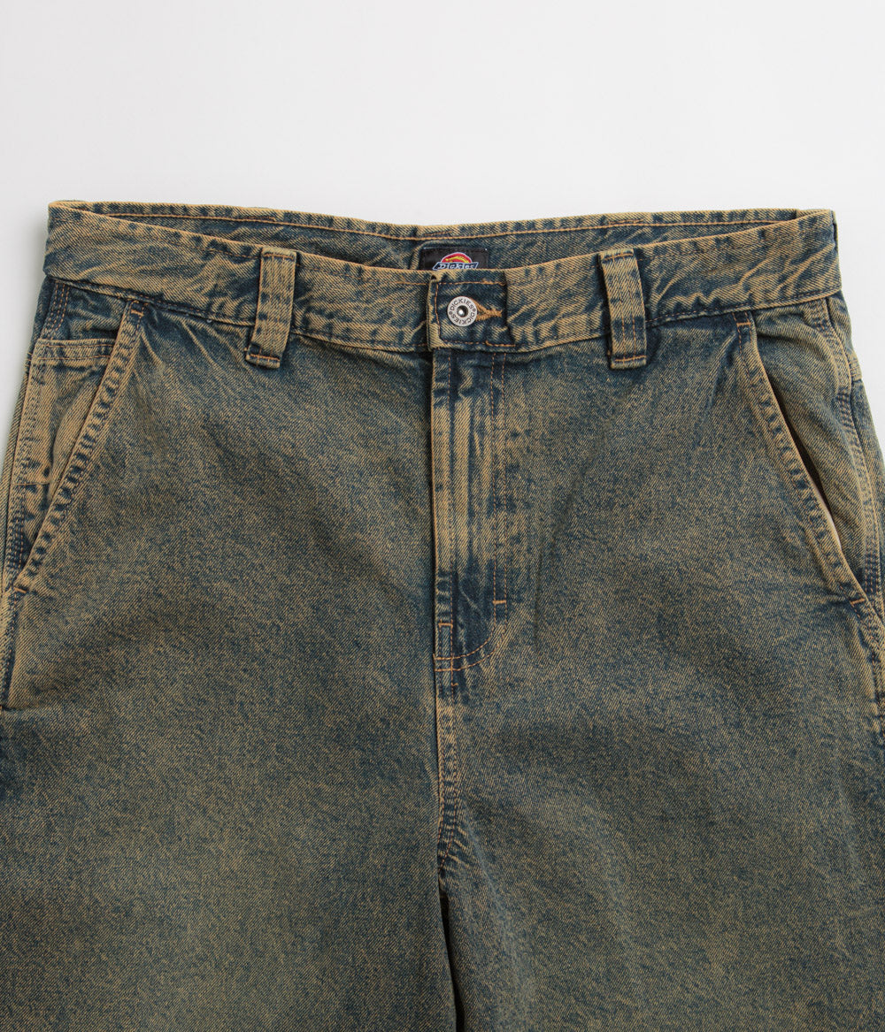 Dickies Madison Yellow Fade Indigo Jeans - Trendy and Comfortable!