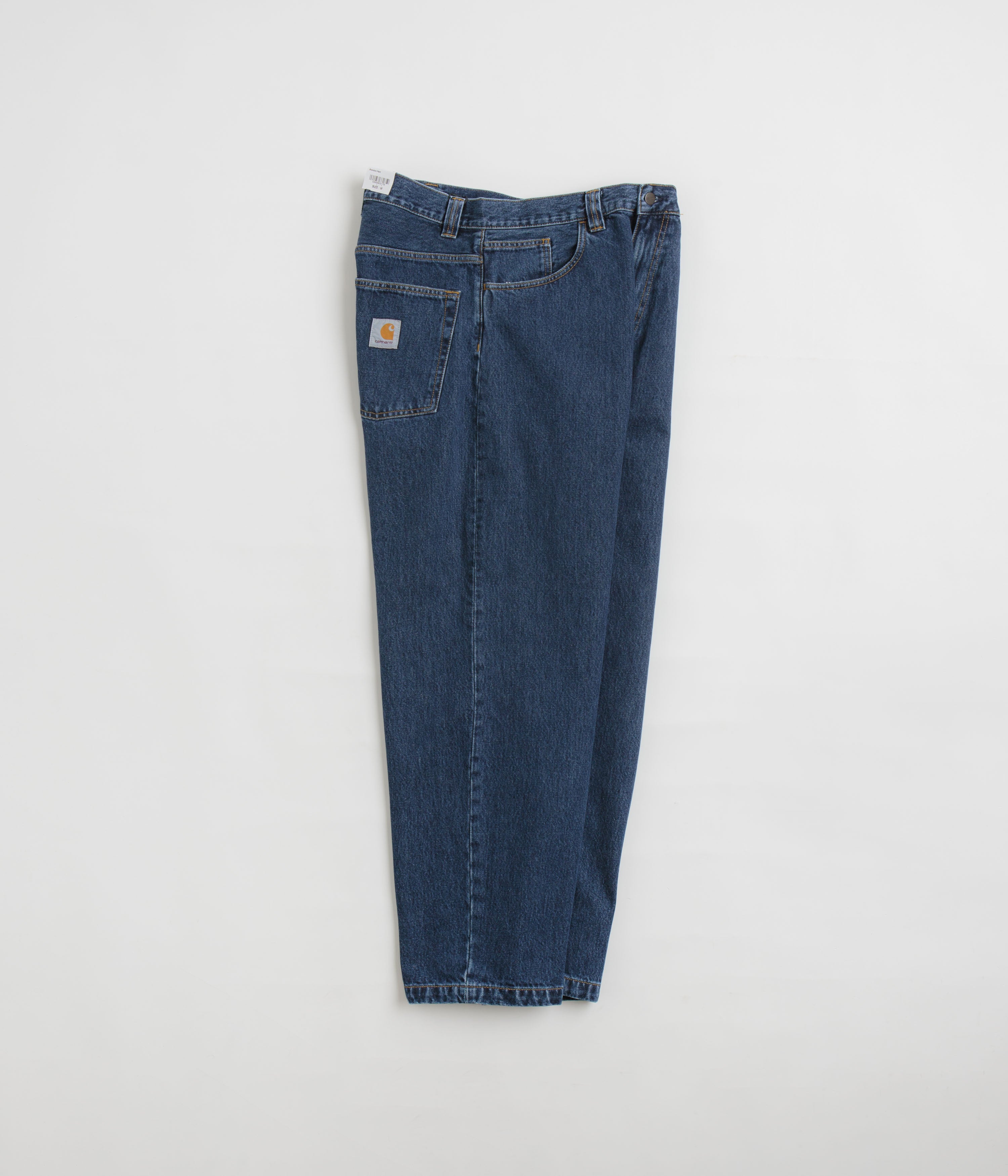 Carhartt Brandon Blue Stone Wash Denim Pants - A Vintage Style Essential
