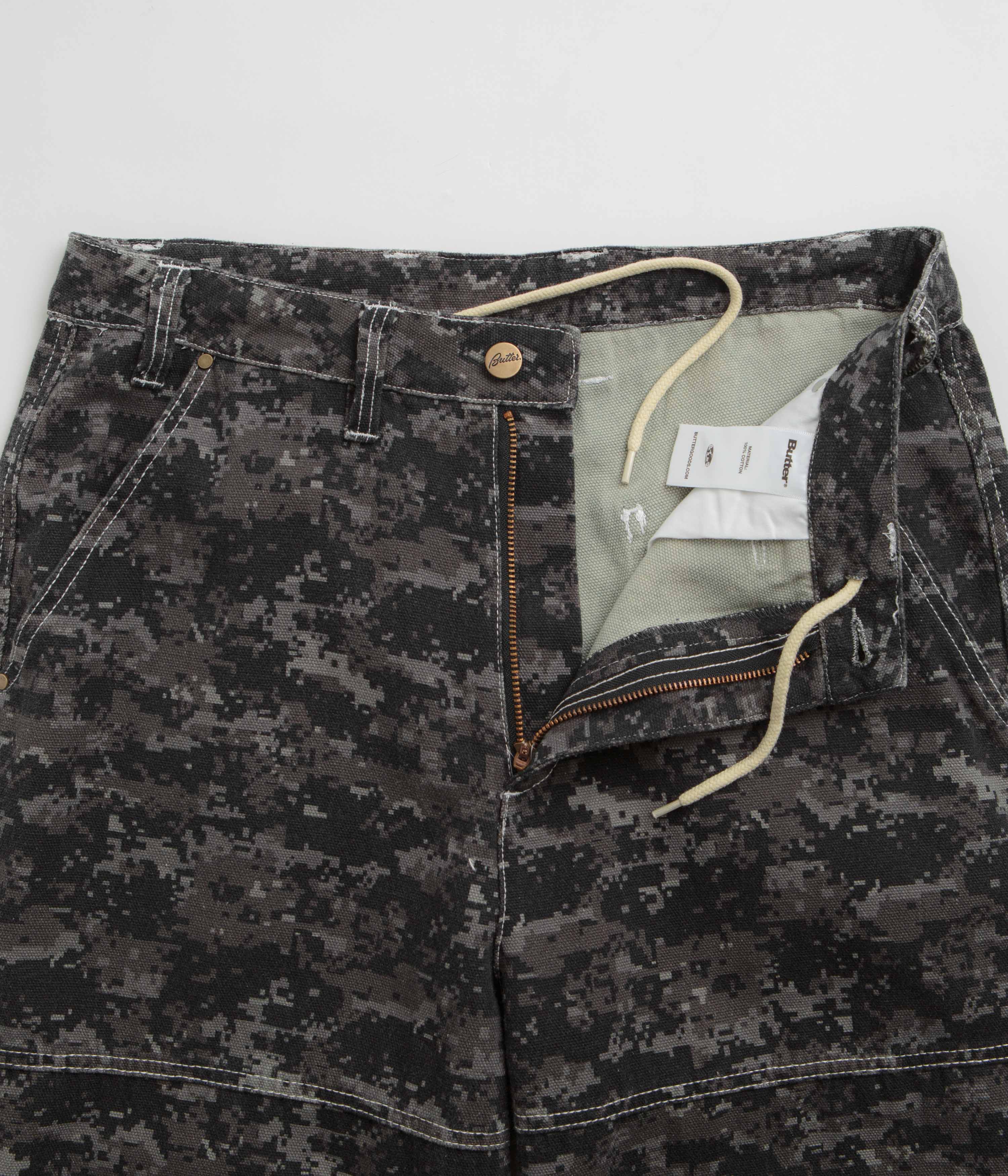 Butter Goods Dark Digital Camo Work Pants - A Must-Have!